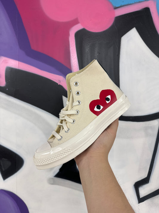 CDG Converse Sneakers  New With Box