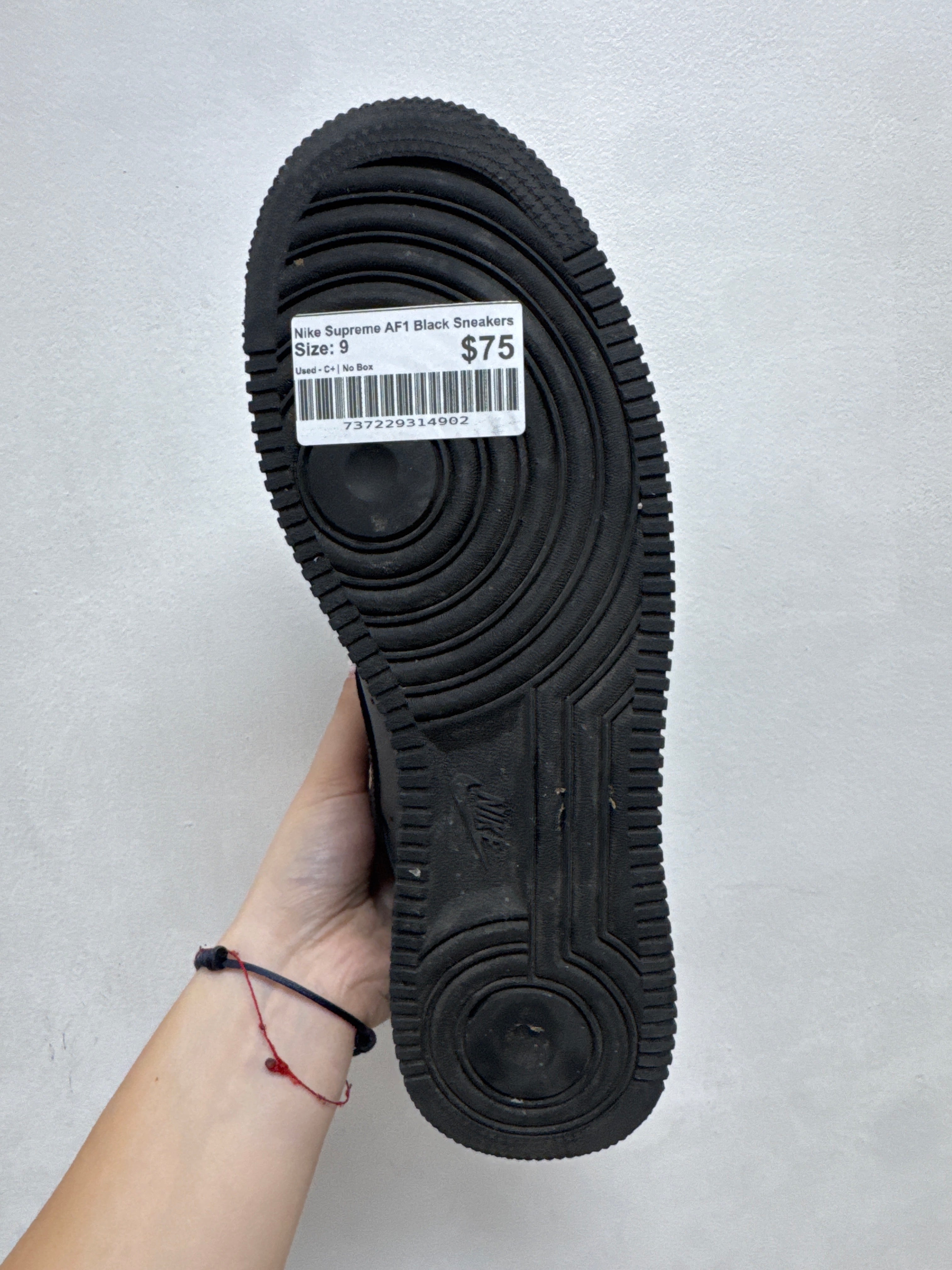 Nike Supreme AF1 Black Sneakers