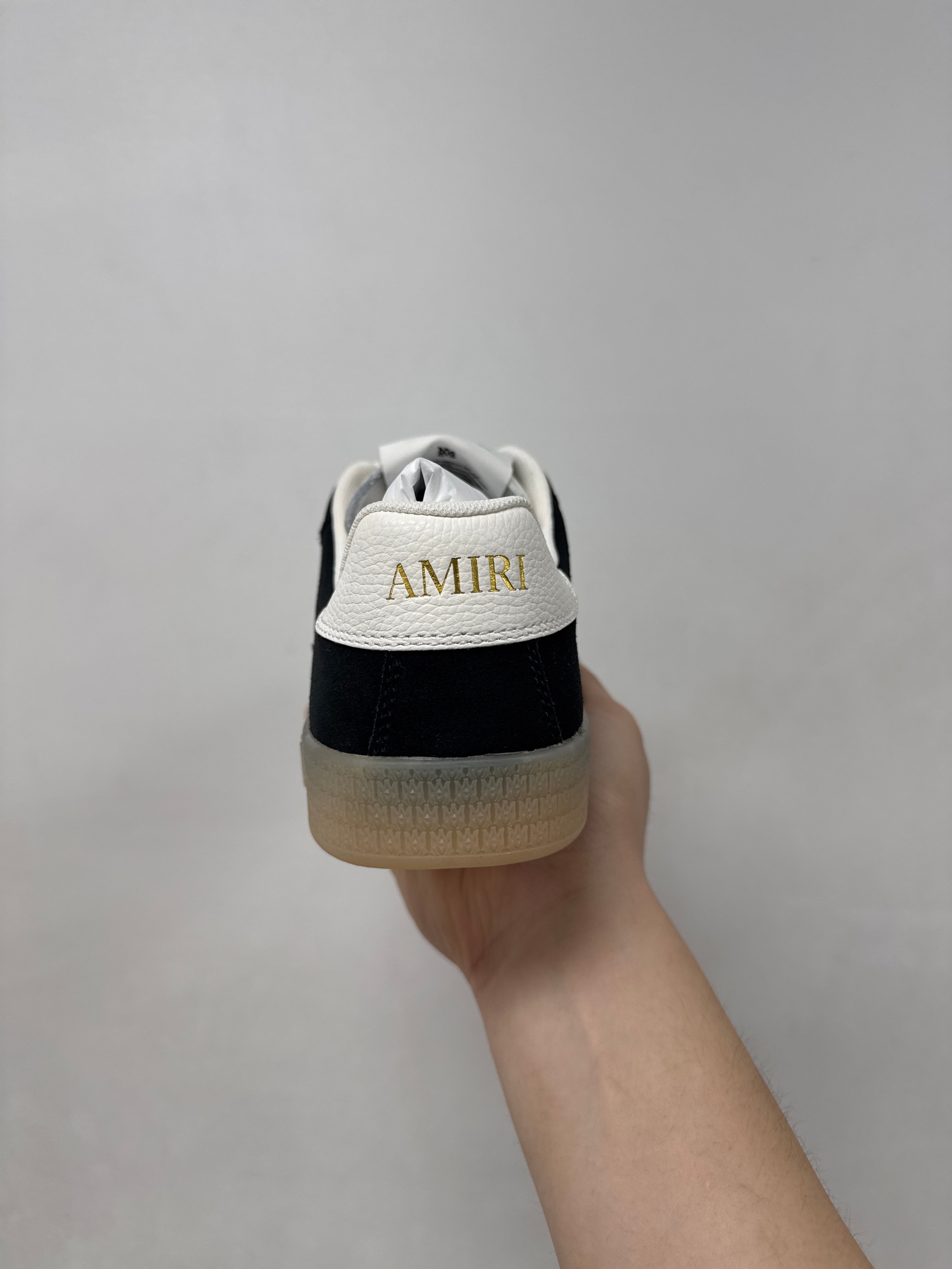 Amiri Pacific Star Low Black White Sneakers
