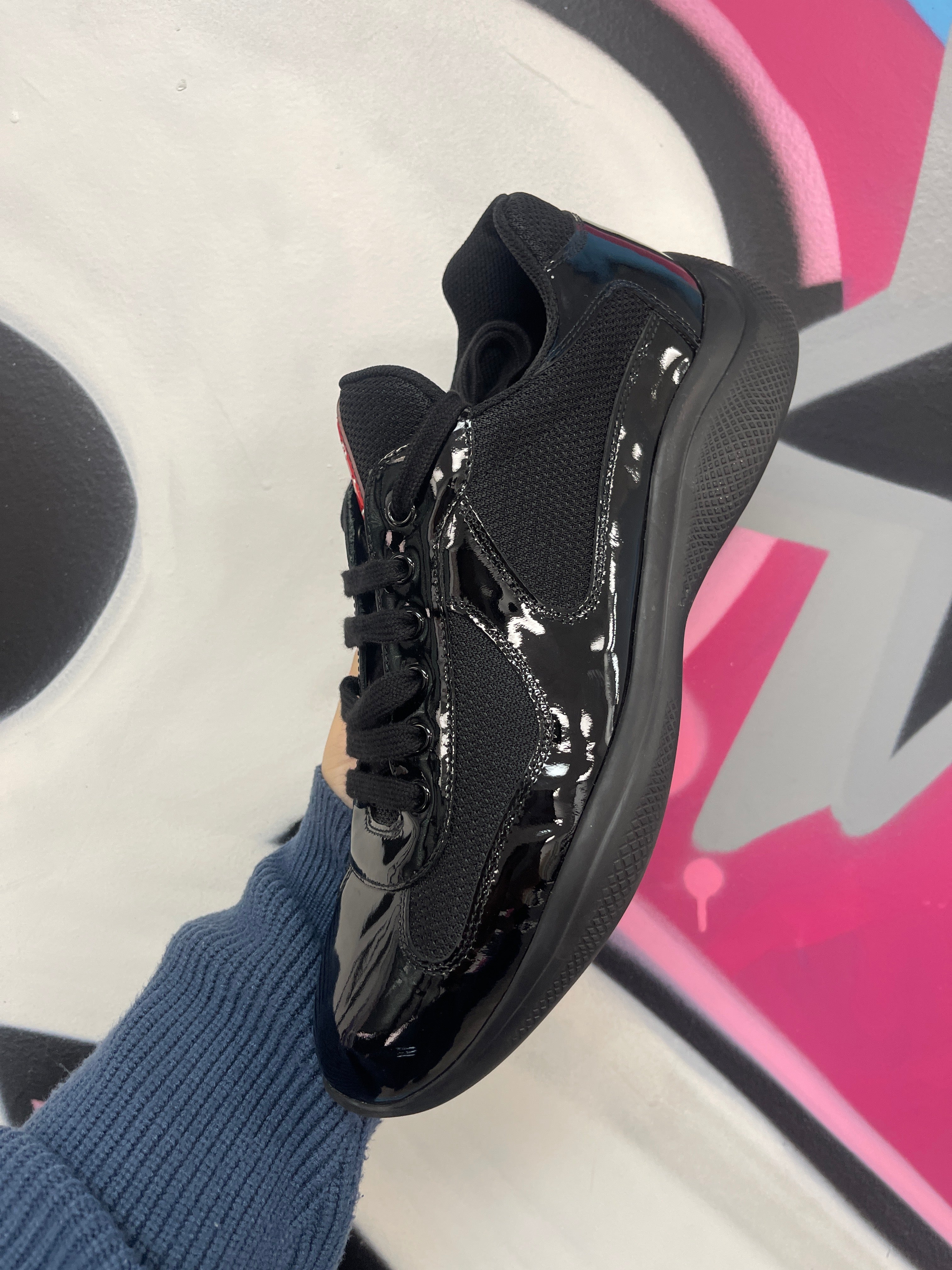 Prada Cups Black Sneaker