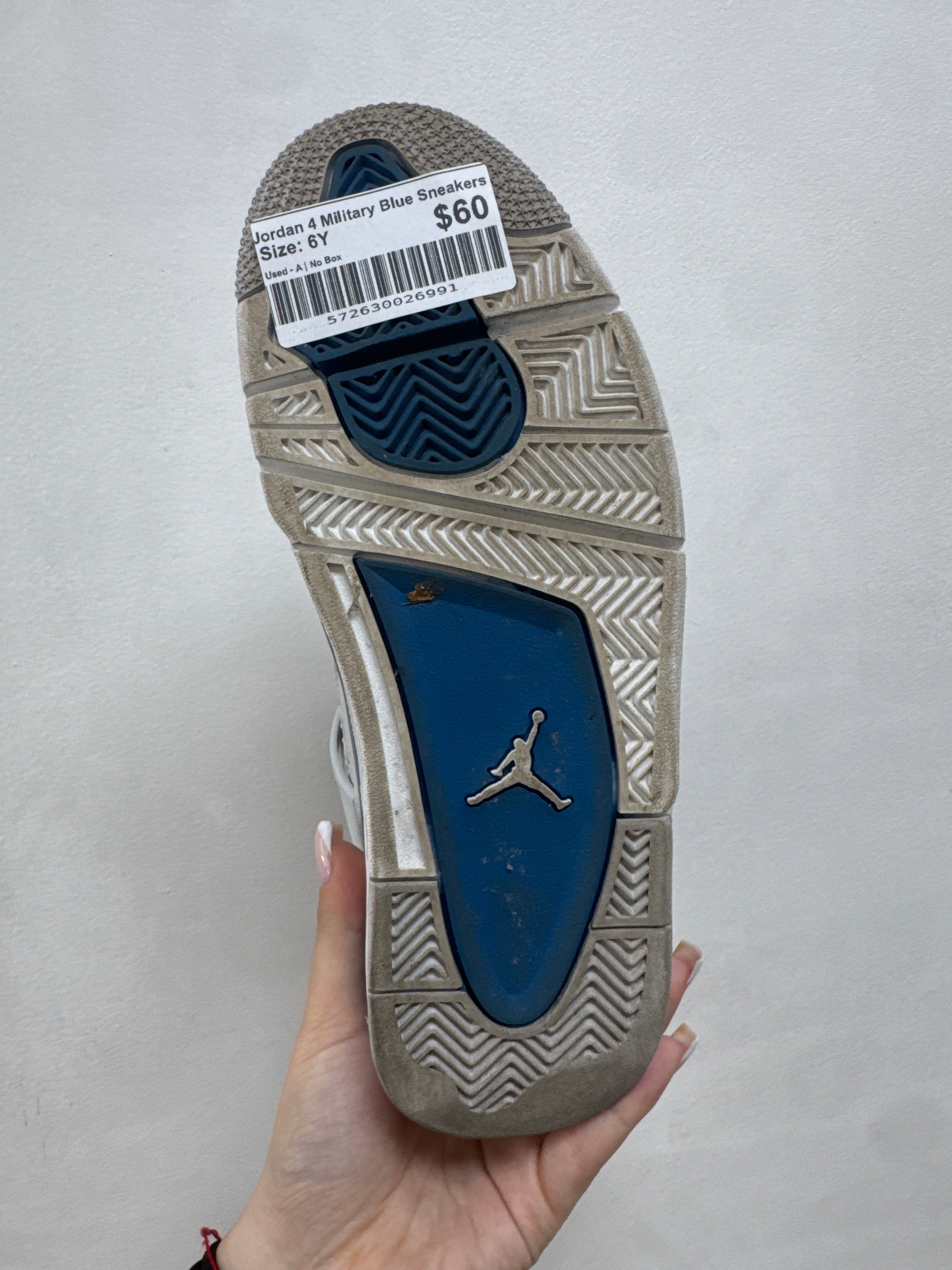 Jordan 4 Military Blue Sneakers