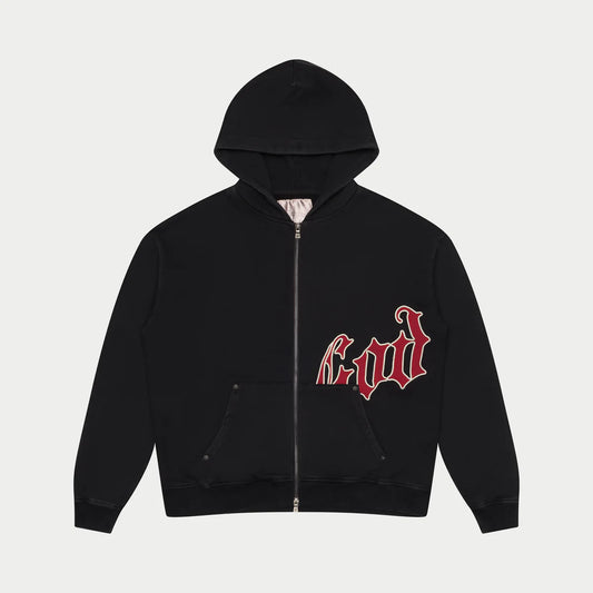 Godspeed OG Logo V2 Black & Red Hoodie