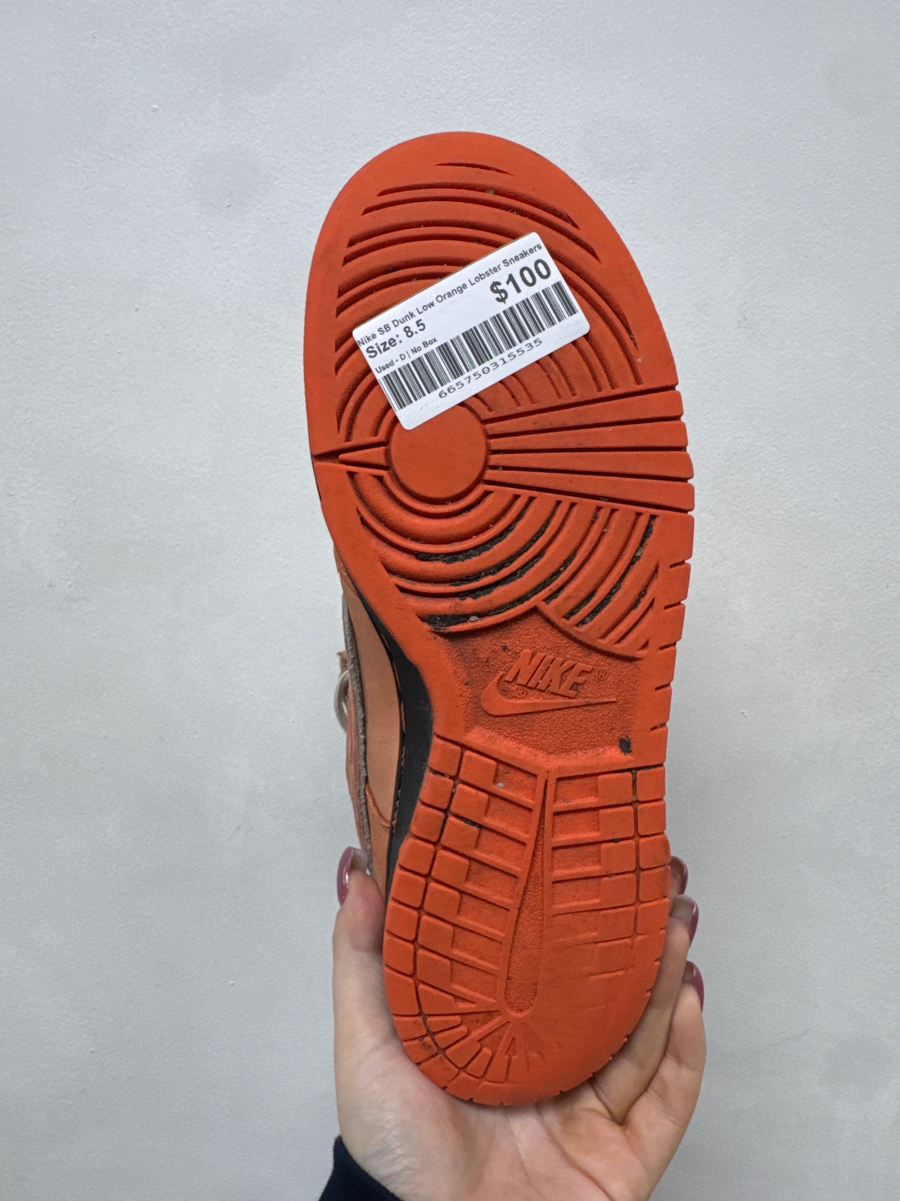 Nike SB Dunk Low Orange Lobster Sneakers