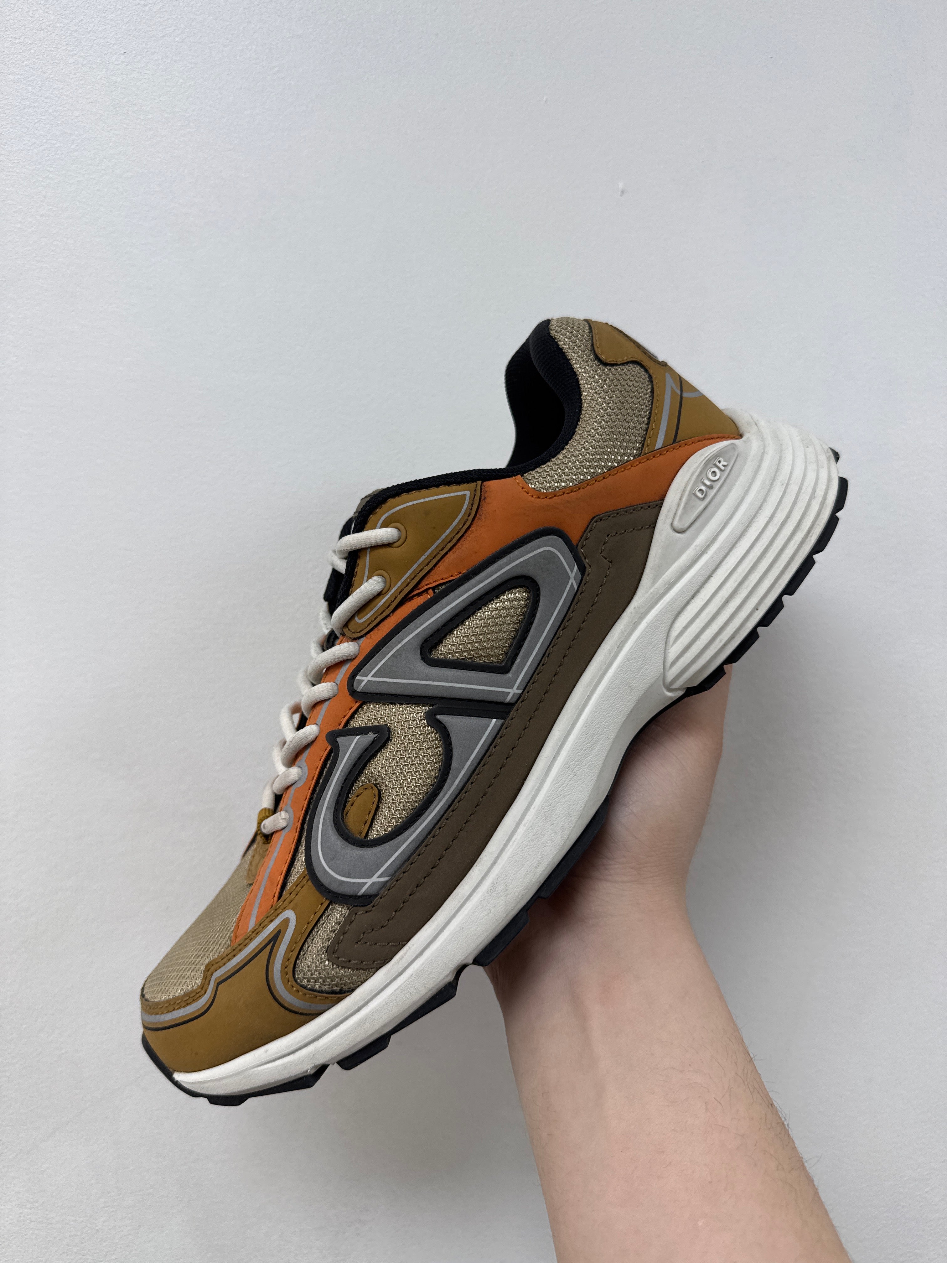Dior Rust Orange B30 Sneakers
