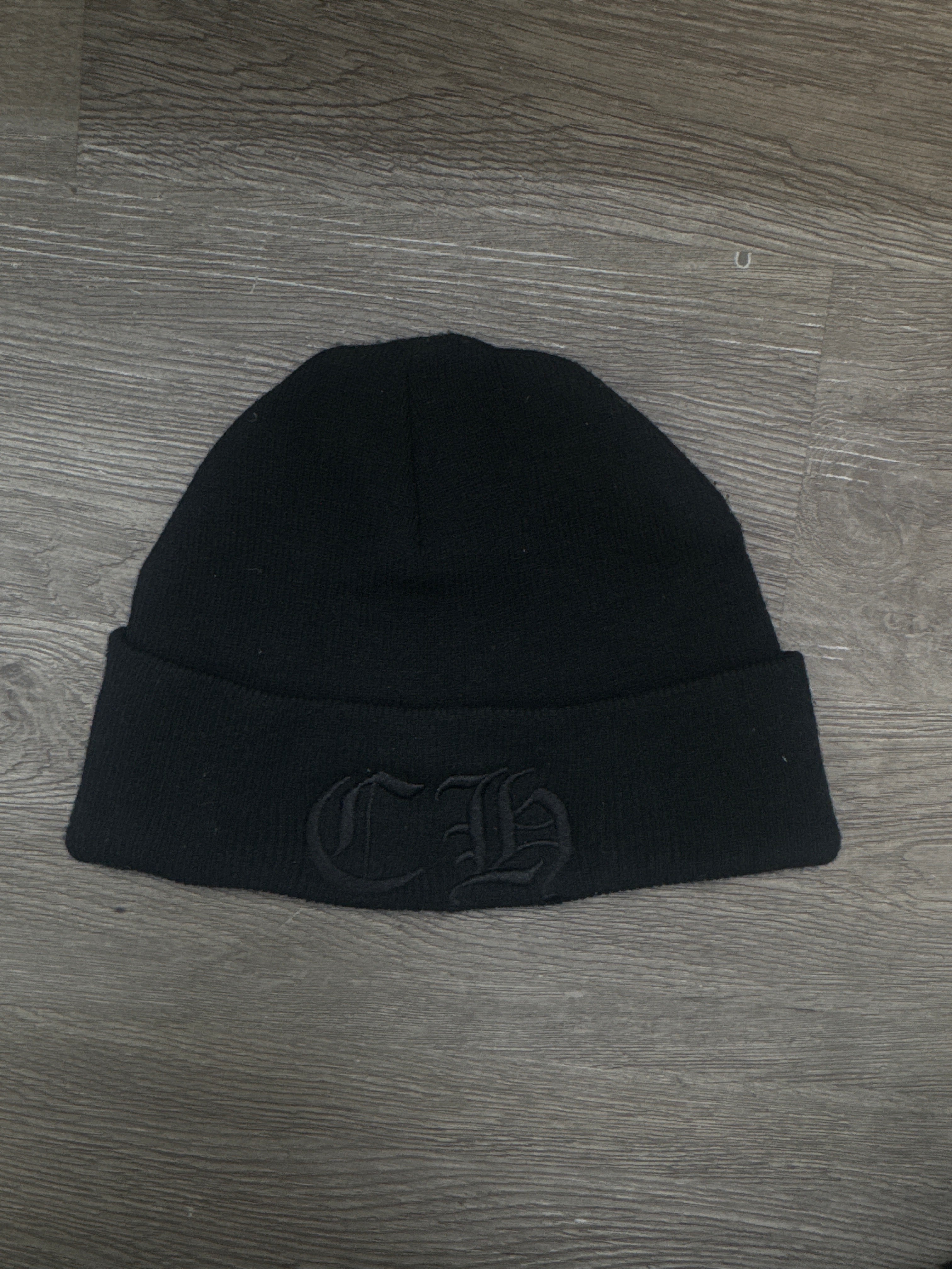 Chrome Hearts Black Tonal Beanie
