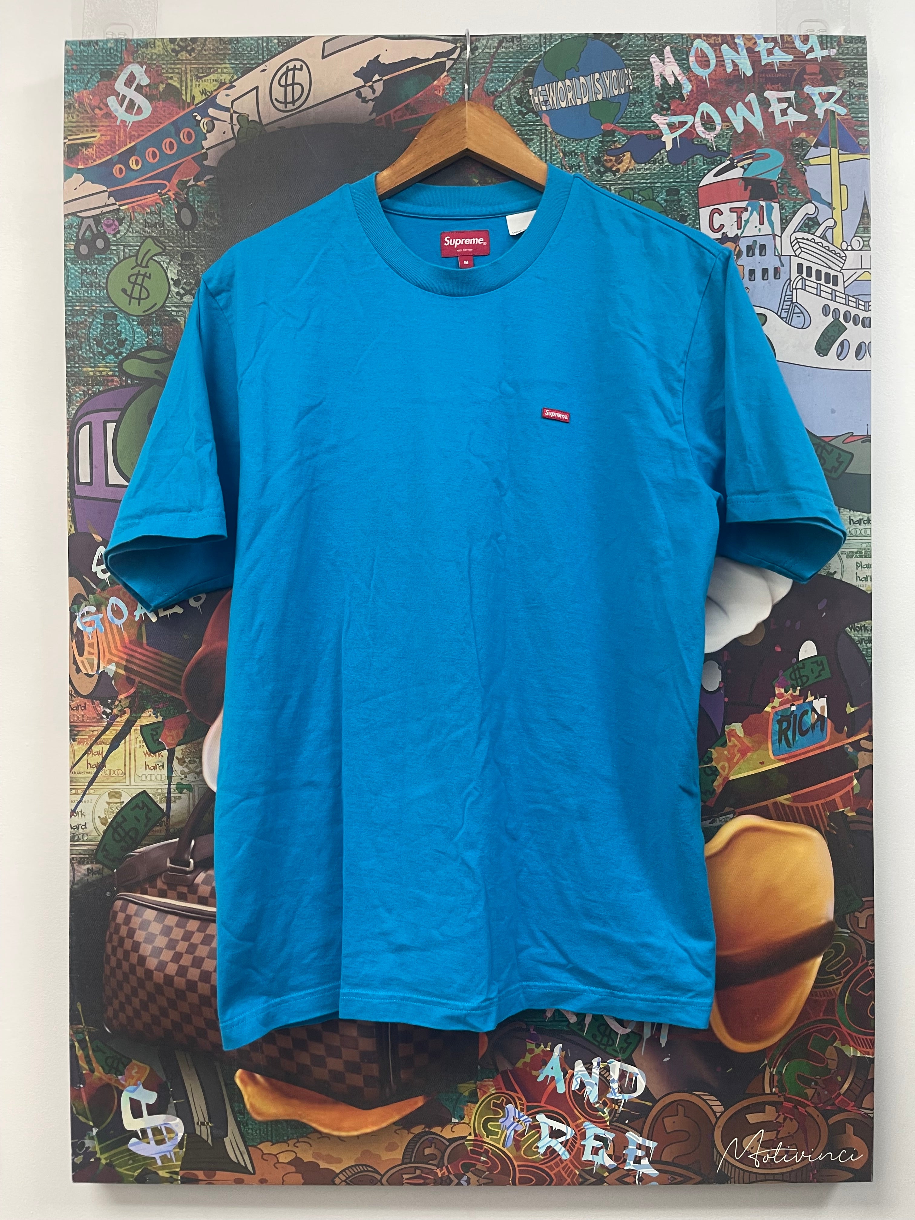 Supreme Blue Red Small Box Logo Tee