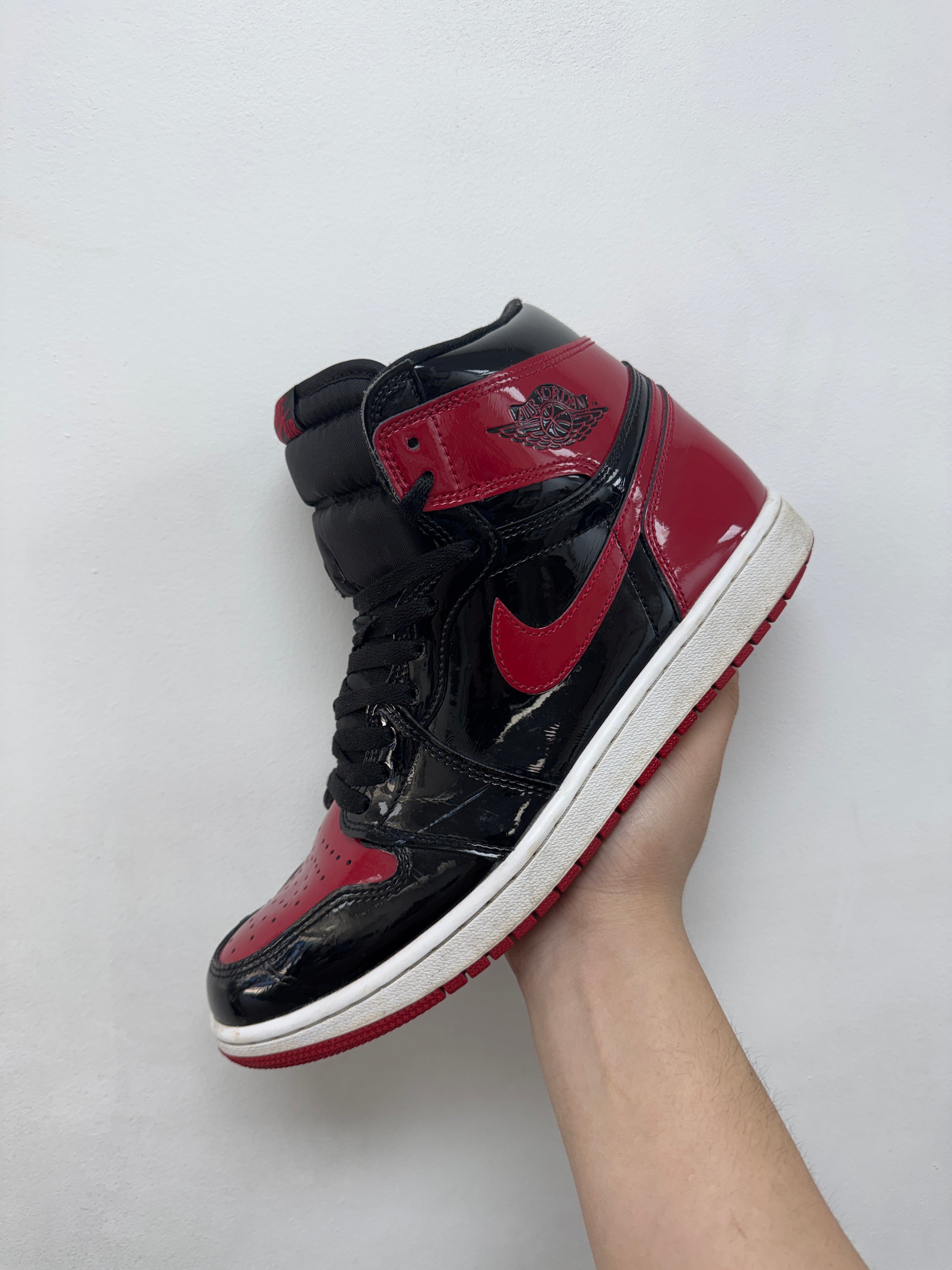 Jordan 1 Patent Bred Sneakers