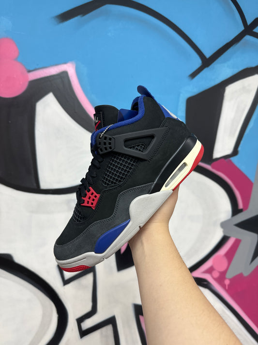 Nike Jordan 4 Gold Lettering Sneakers