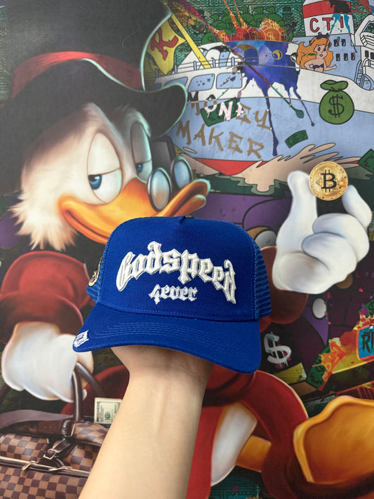Godspeed Forever Trucker Hat Azul