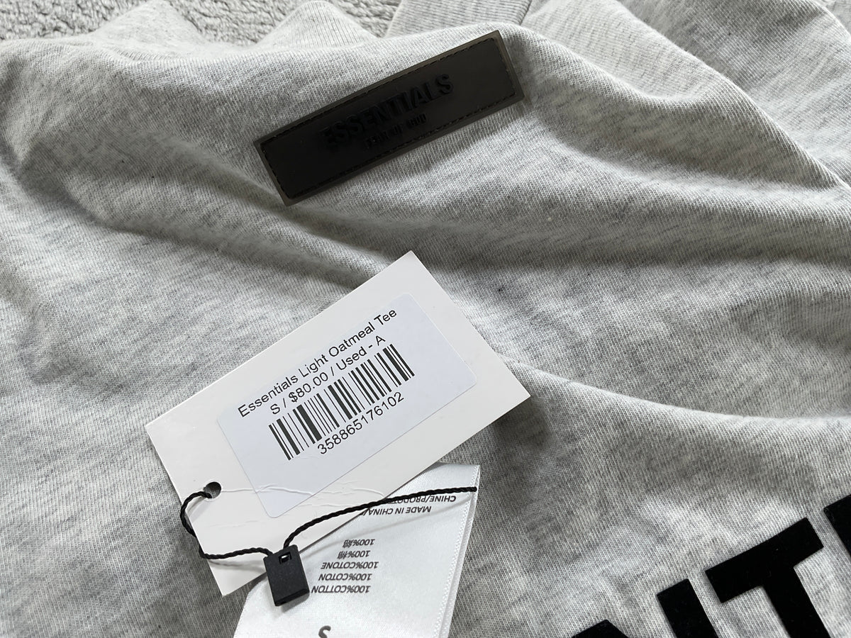 Essentials Light Oatmeal Tee