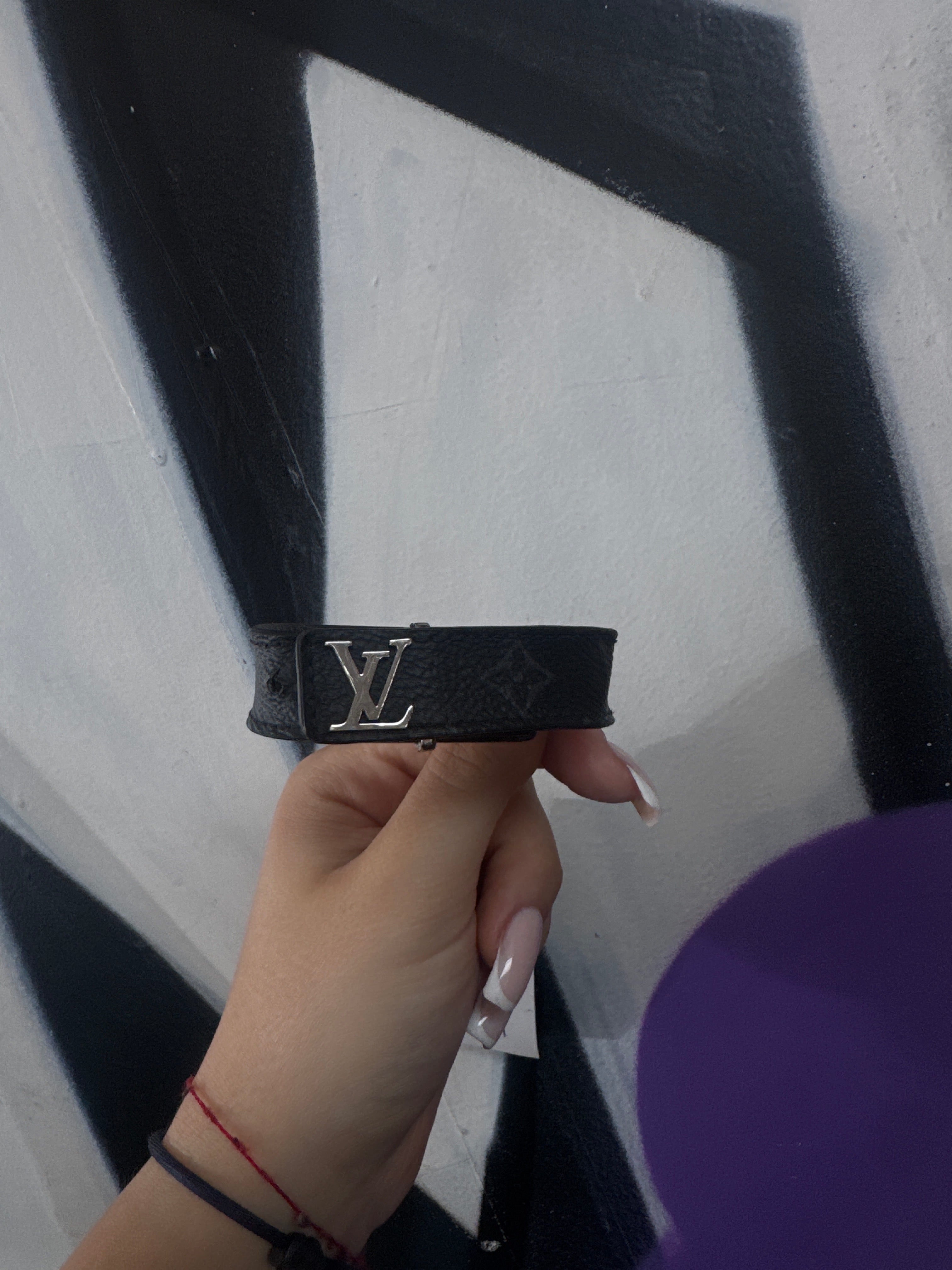 Louis Vuitton Black Monogram Bracelet