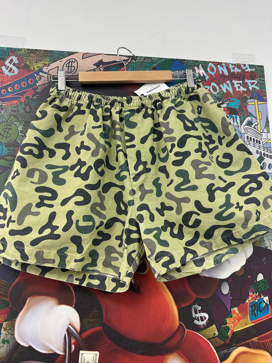 Gallery Dept All Over Shorts Green Lime Large Used