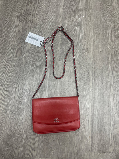 Chanel Caviar Sevruga Wallet On Chain Used OSFM N/A