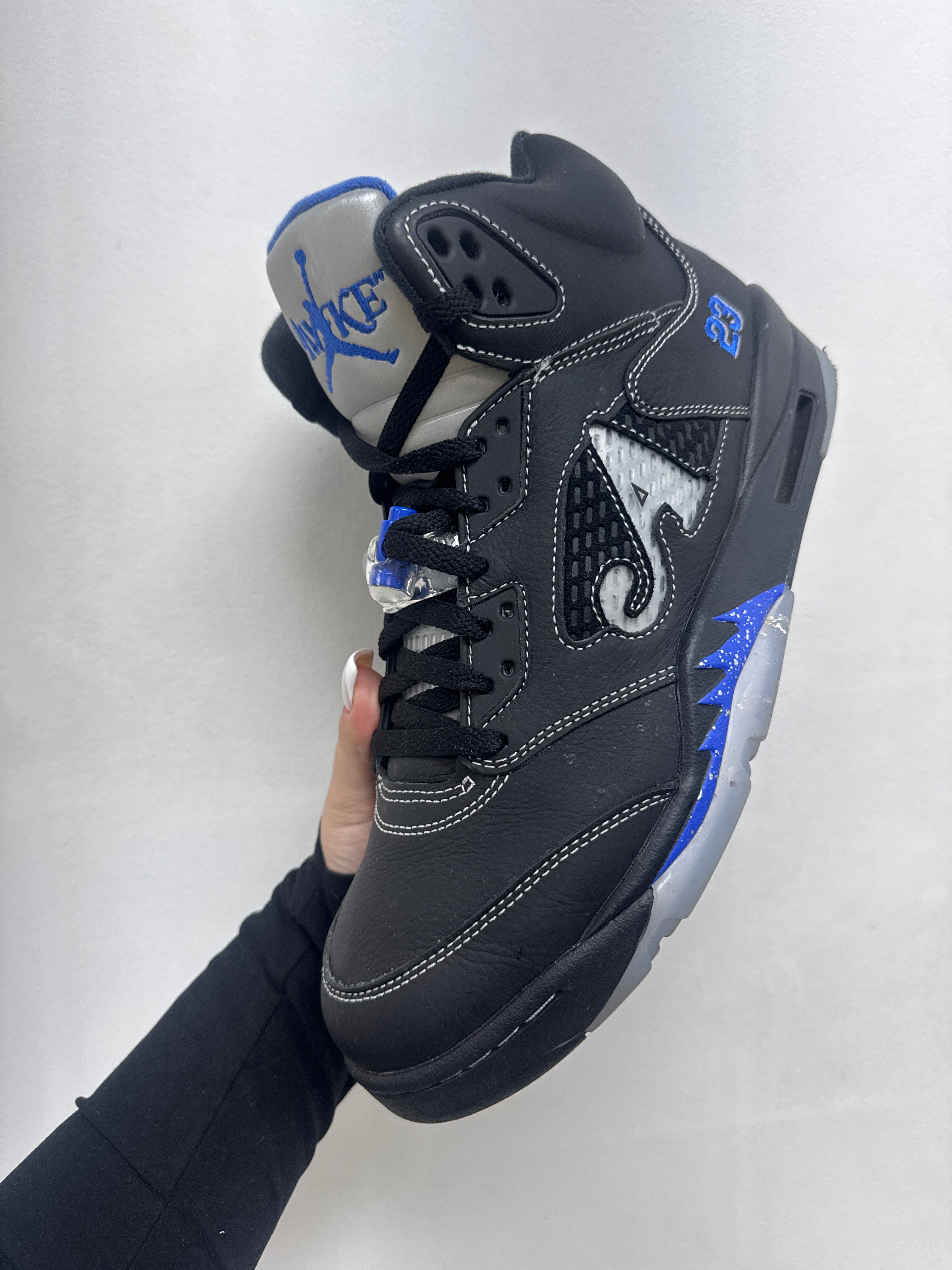 Jordan 5 x Awake Black Blue Sneakers