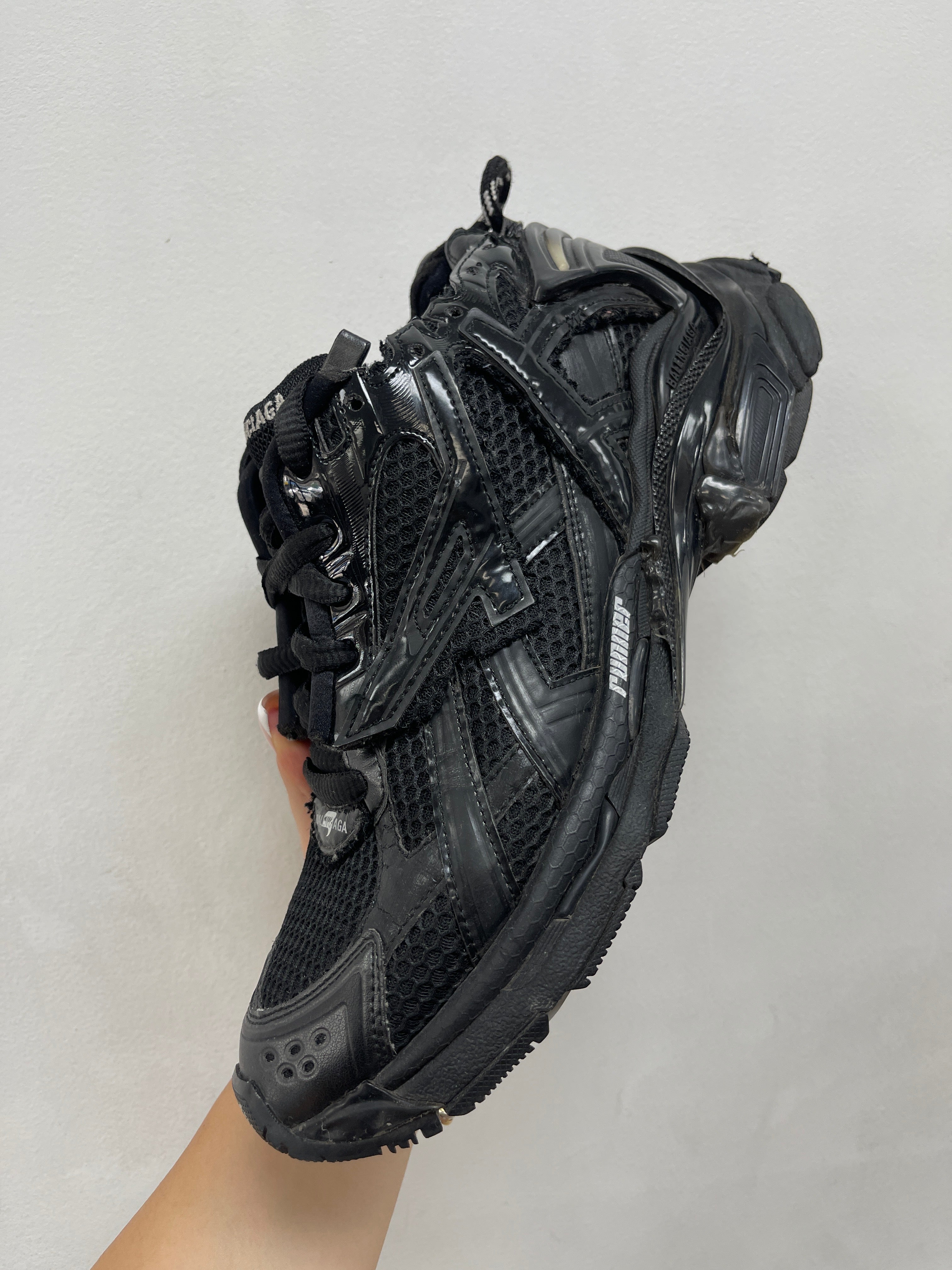 Balenciaga Black Runner Sneakers
