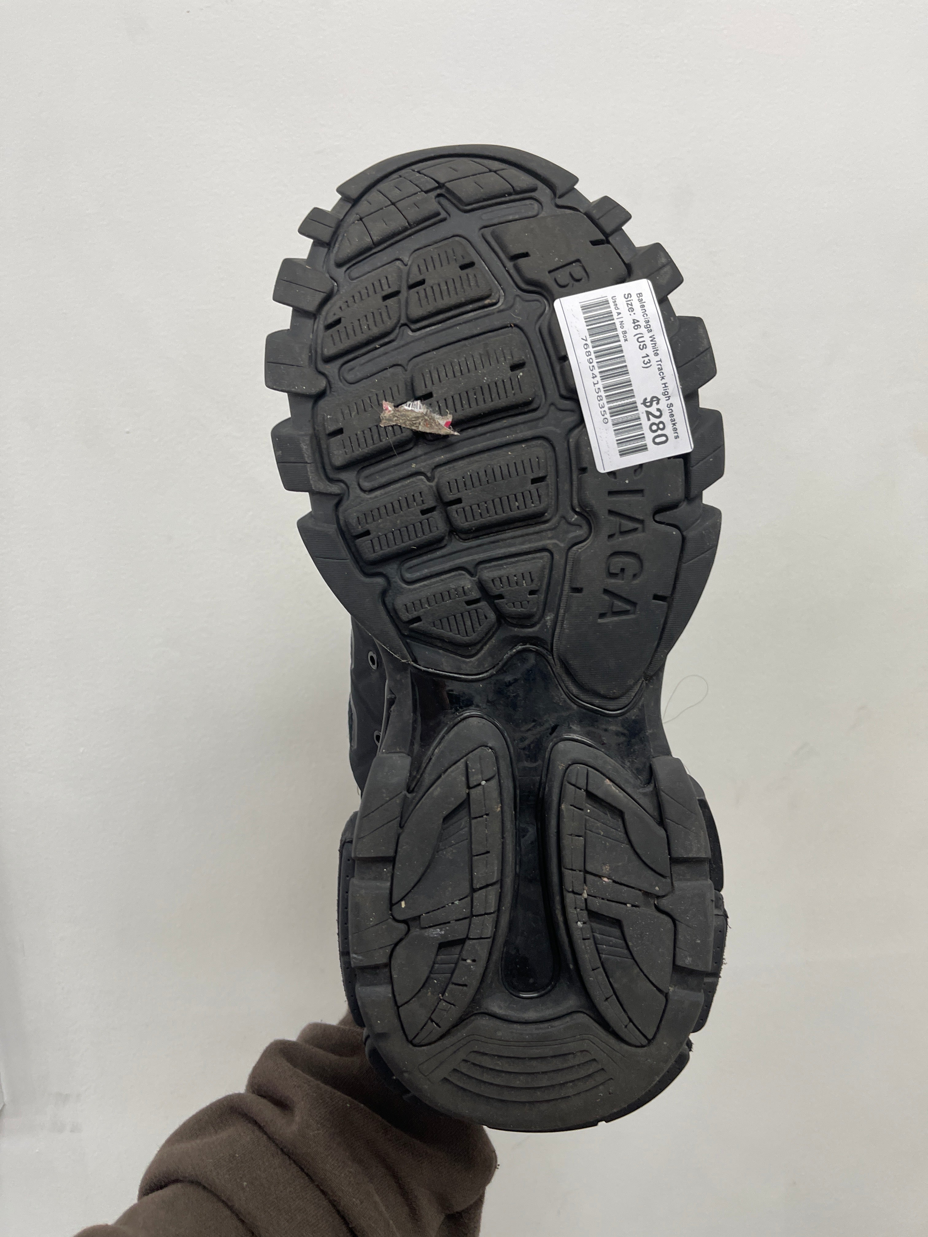 Balenciaga White Track High Sneakers