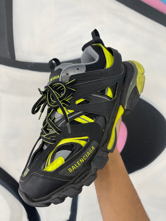 Balenciaga Track Black Green  Used With Box