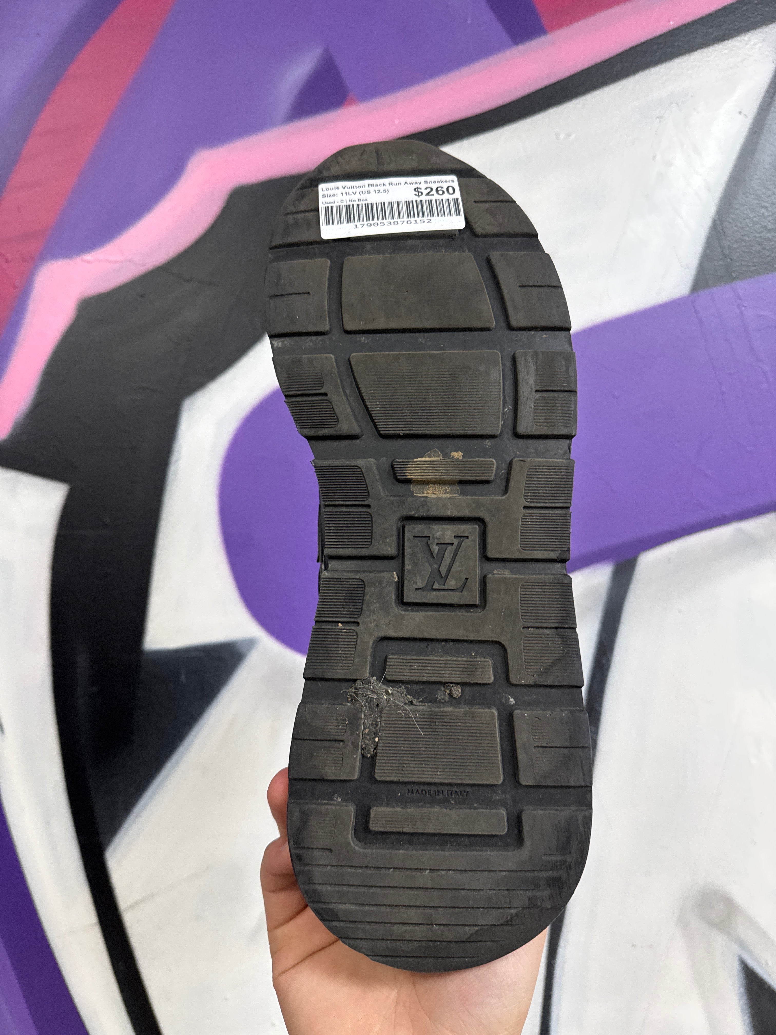 Louis Vuitton Black Run Away Sneakers