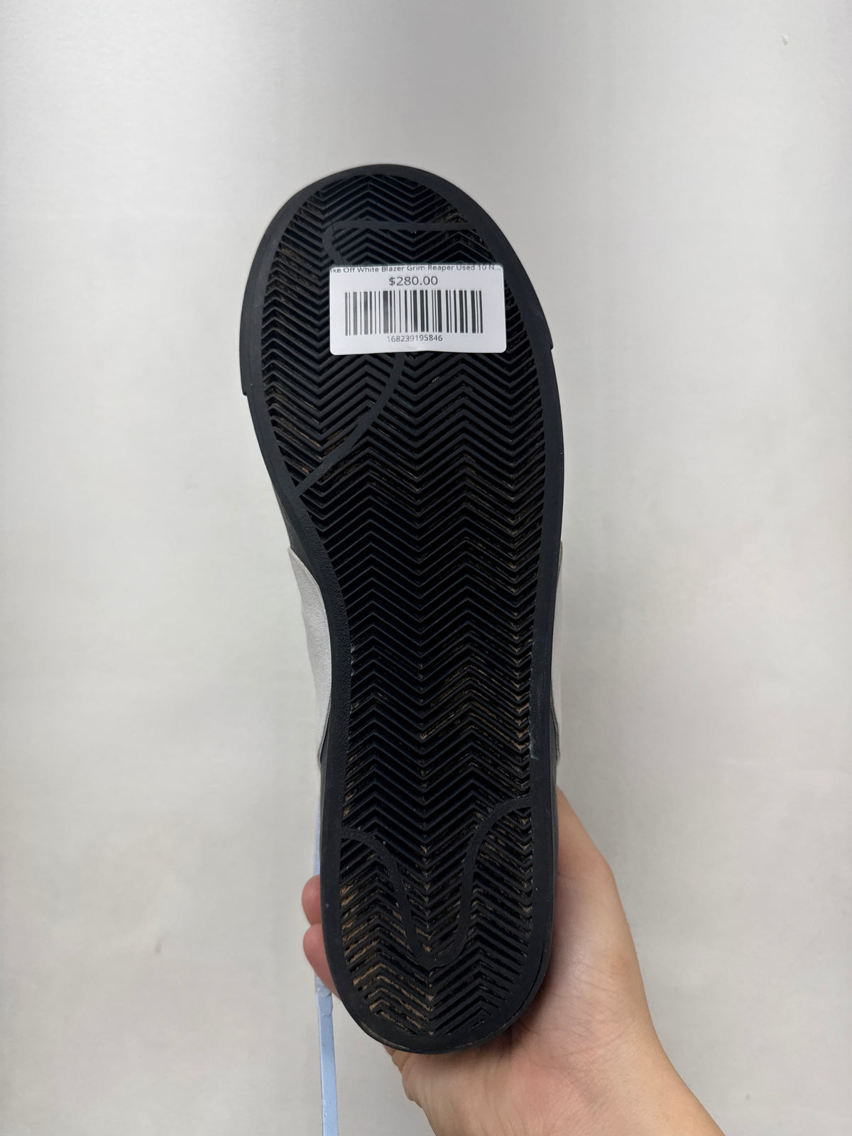 Nike Off White Blazer Grim Reaper Used 10 No Box