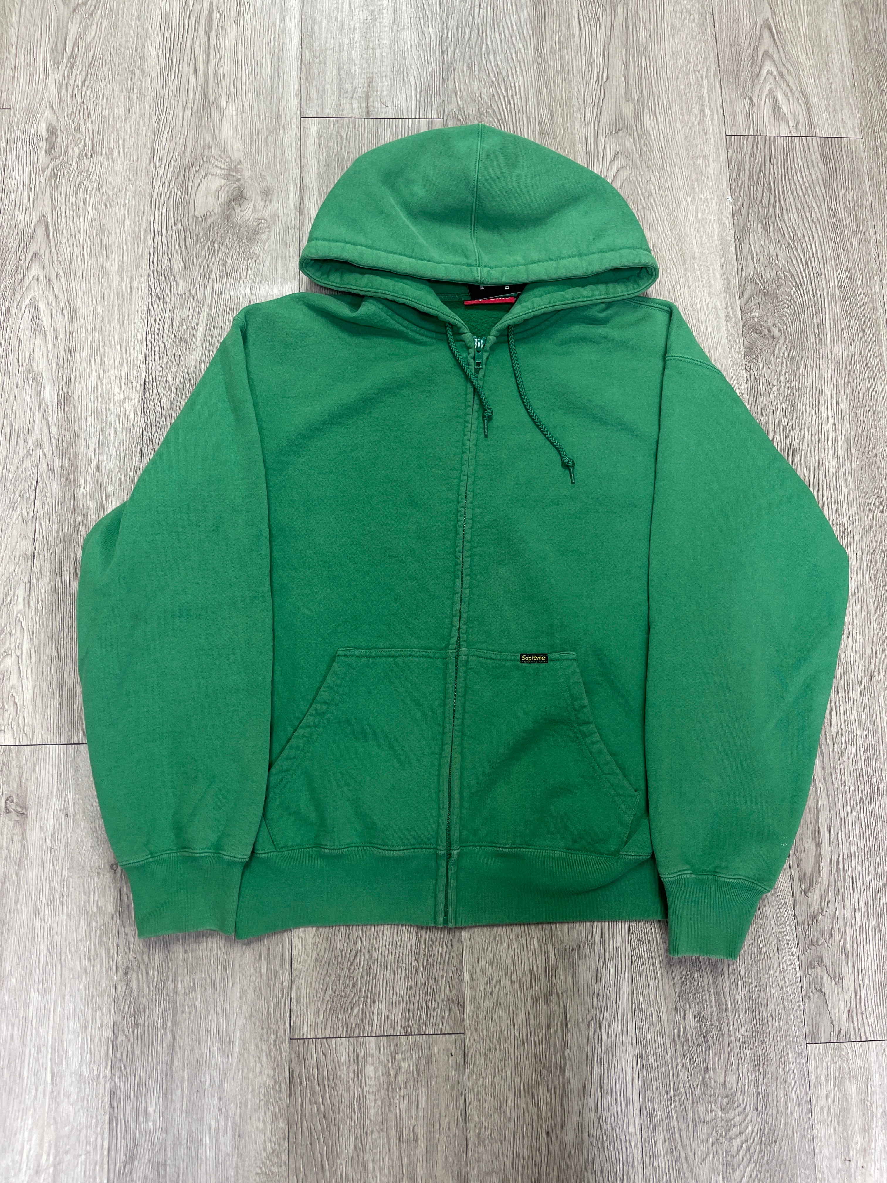 Supreme Green Small Box Zip Up