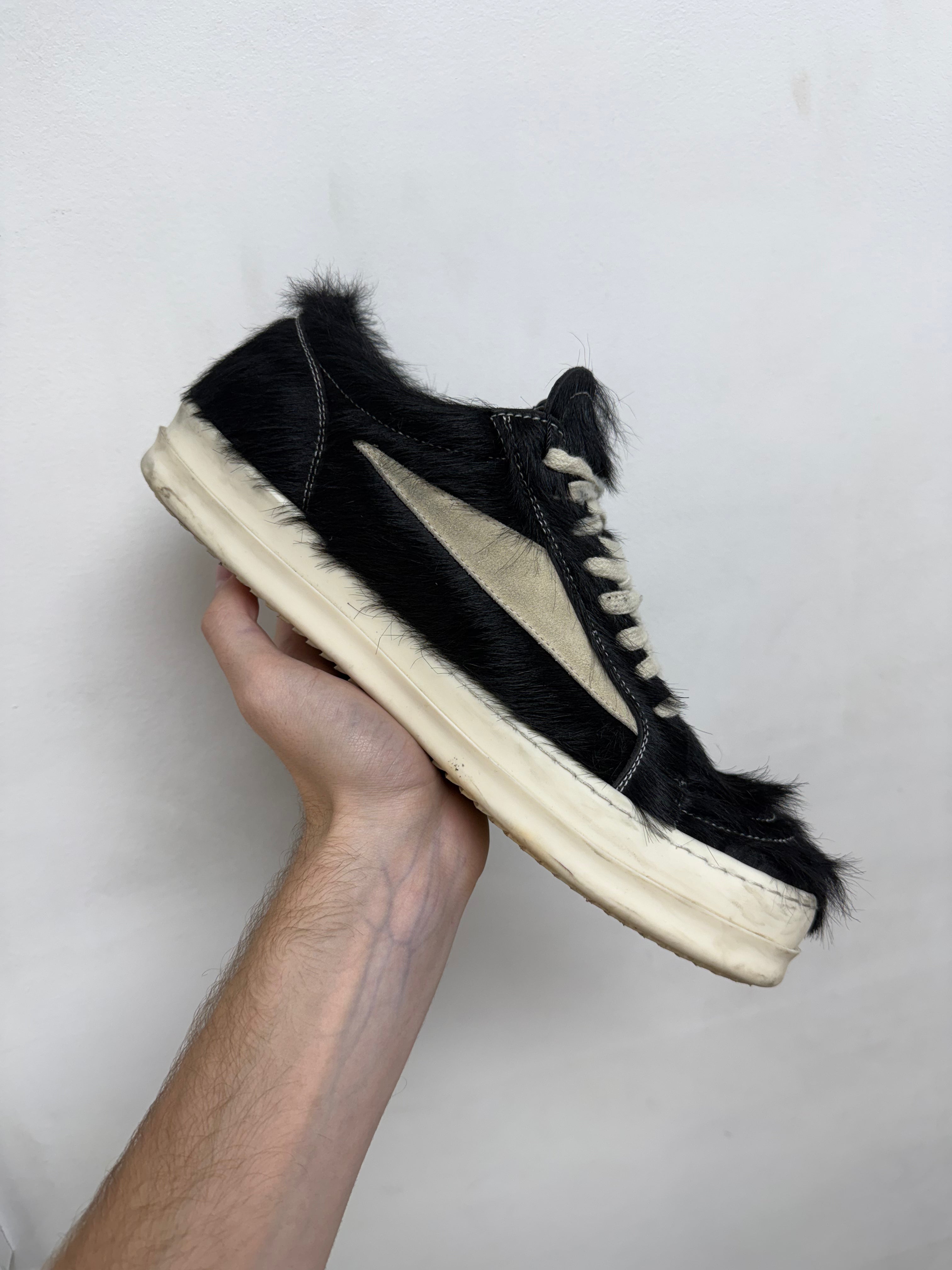 Rick Owens Ponyhair Vintage Low Sneakers
