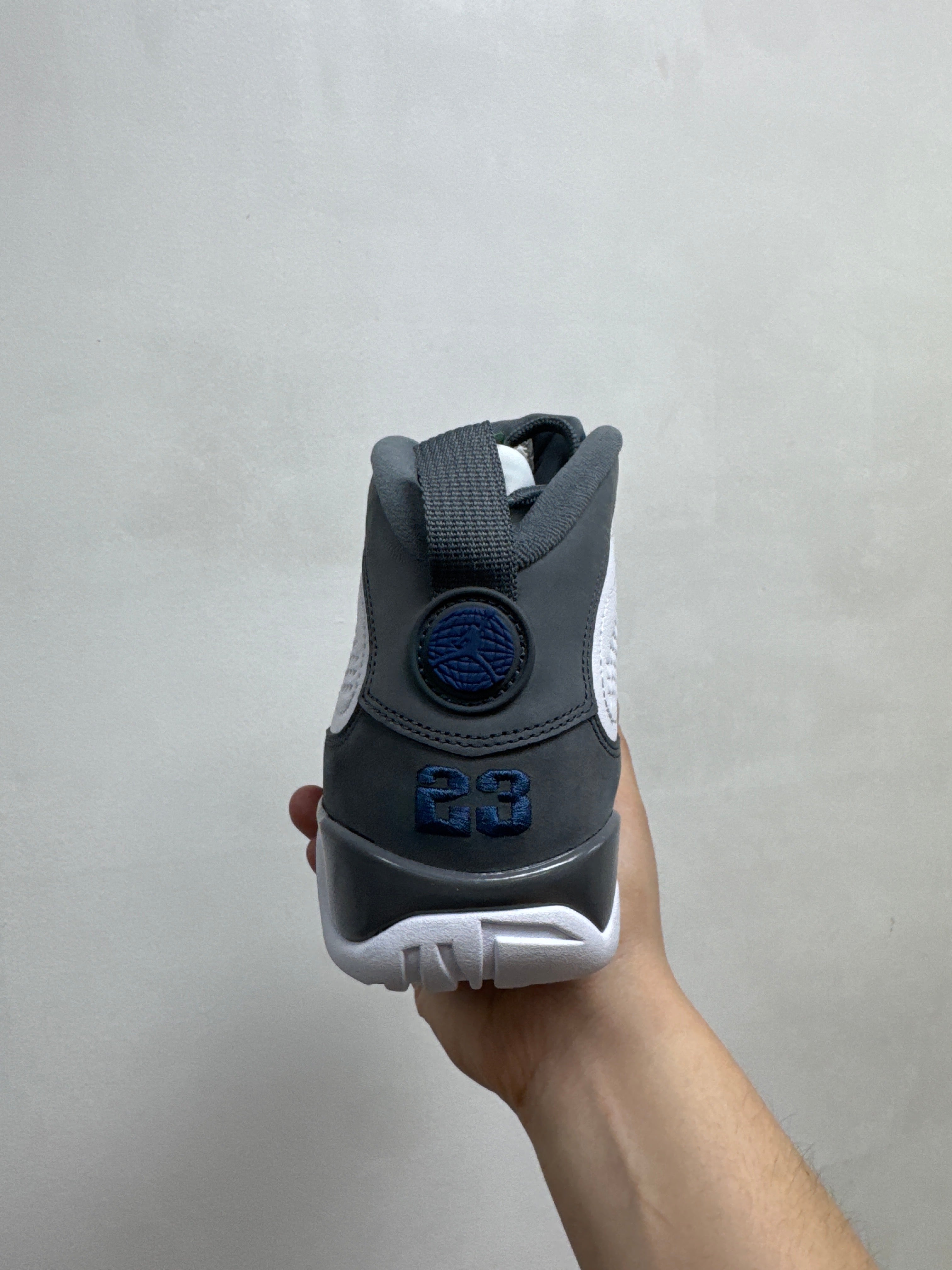 Jordan 9 Flint Grey French Blue Sneakers