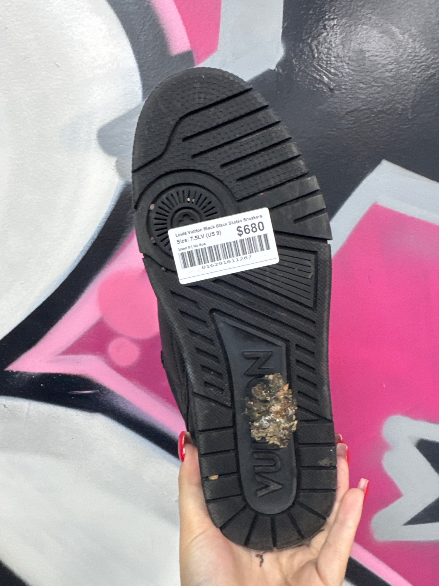 Louis Vuitton Black Black Skates Sneakers