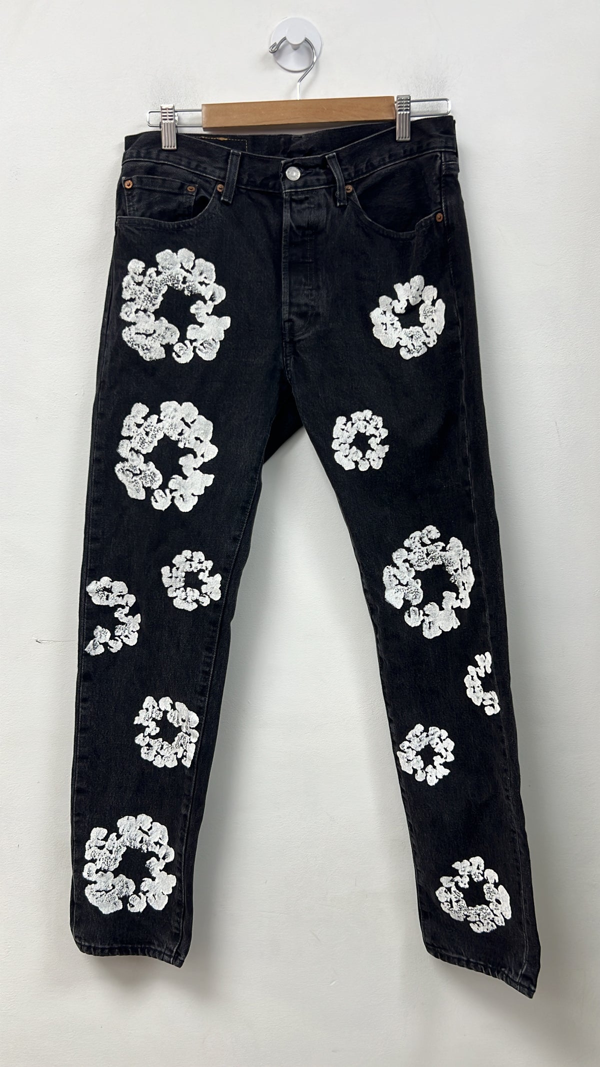 Denim Tears Black Wash Wreath Jeans