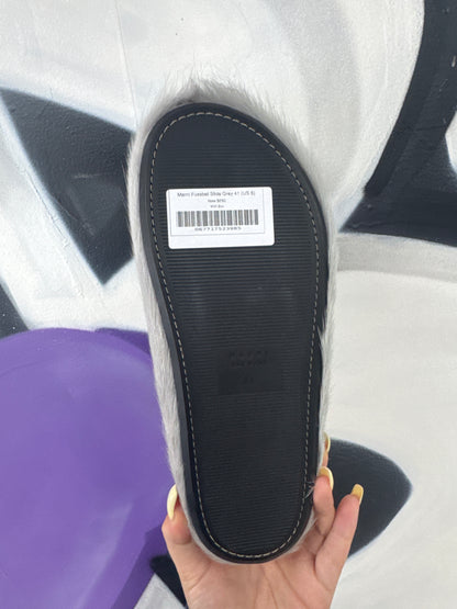 Marni Fussbet Slide Grey New With Box