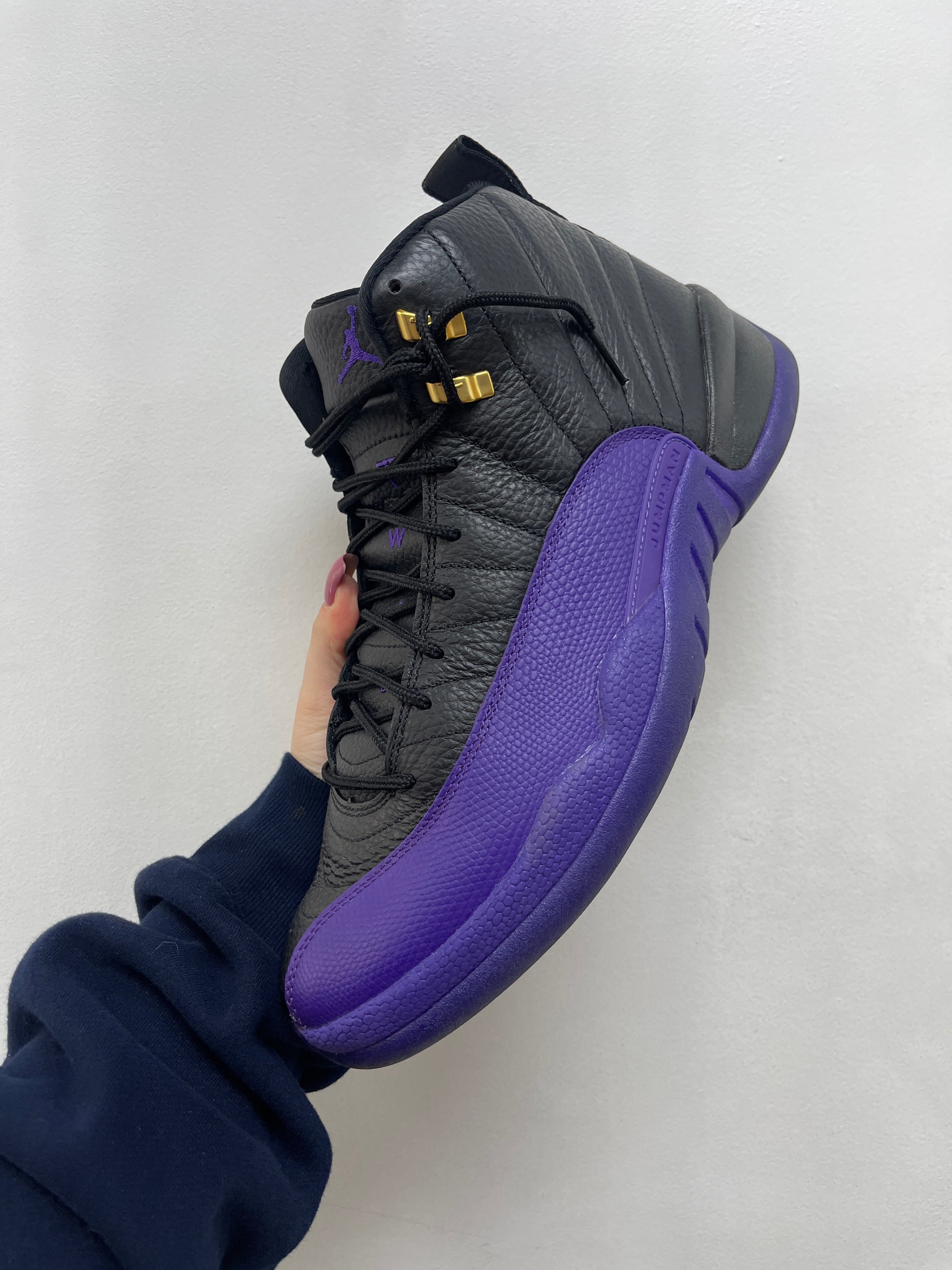 Jordan 12 Court Purple Sneakers