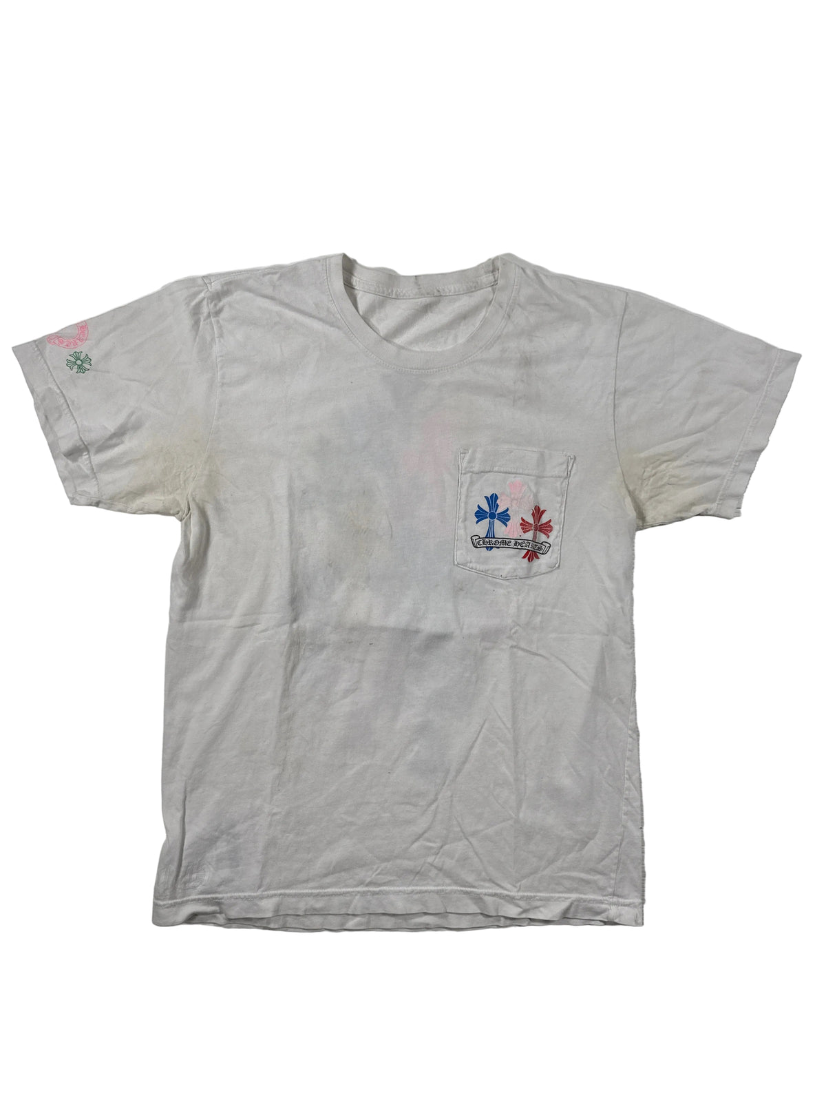 Chrome Hearts White Multi Cross Tee