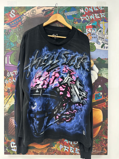 Hellstar Brain Helmet L/S Tee size:XL New