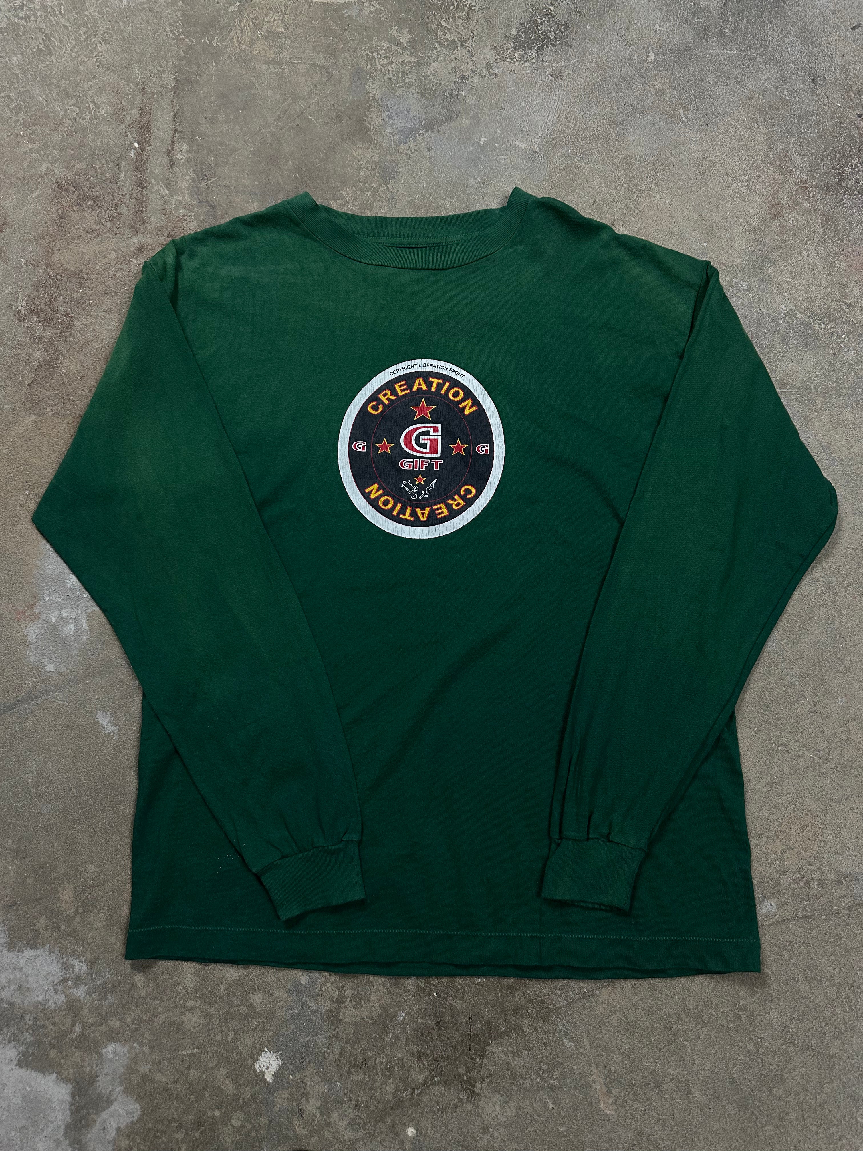 Saint Mxxxxxx L/S Tee Green Creation Gift Large Used