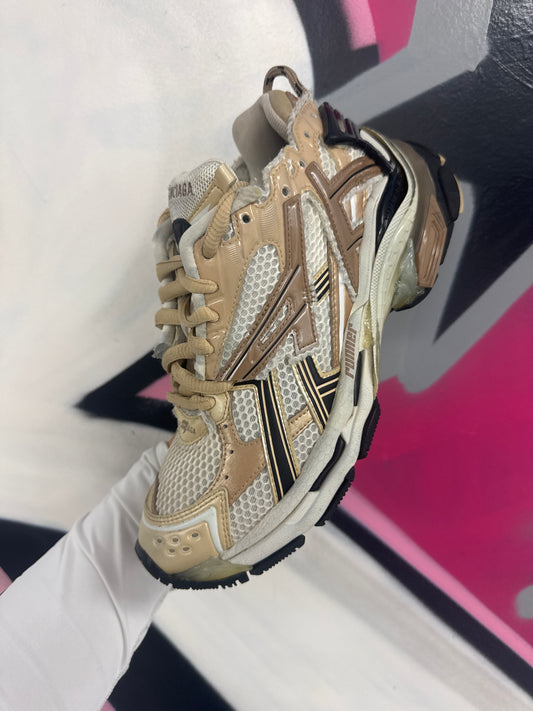 Balenciaga Runner Tan (No Insoles) (EU 39)  Used With Box