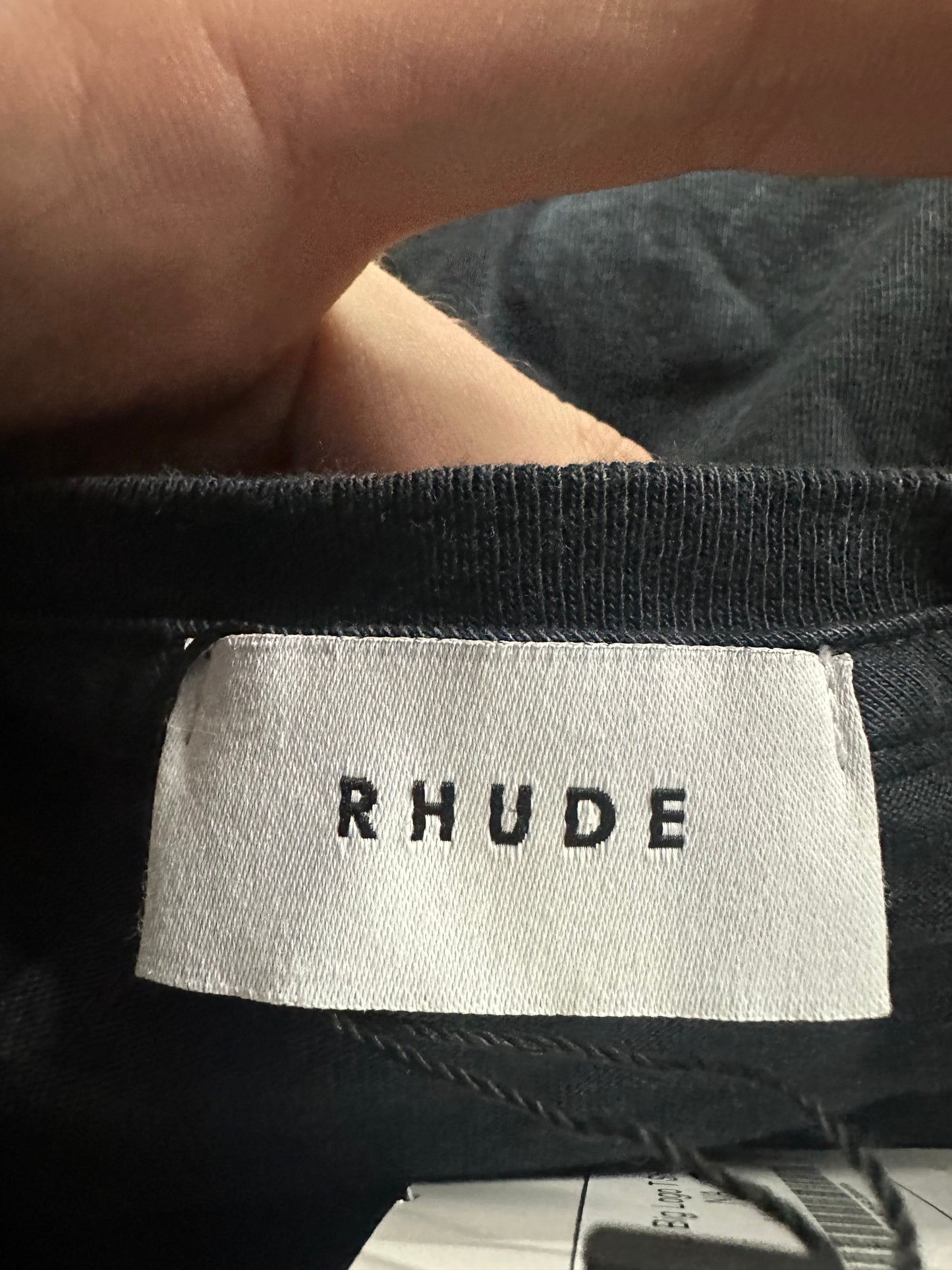 Rhude Big Logo T Shirt Used Small