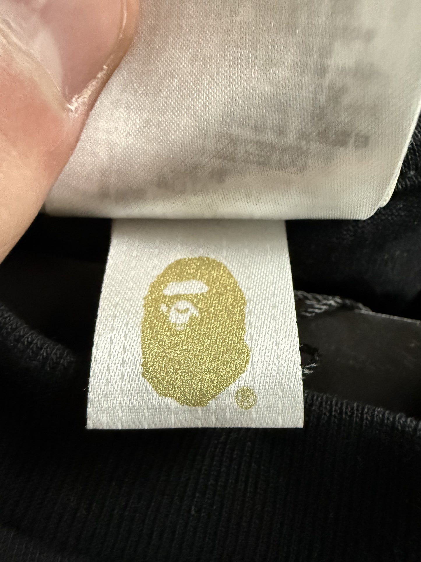 Bape Trademark Tee Black Used Medium