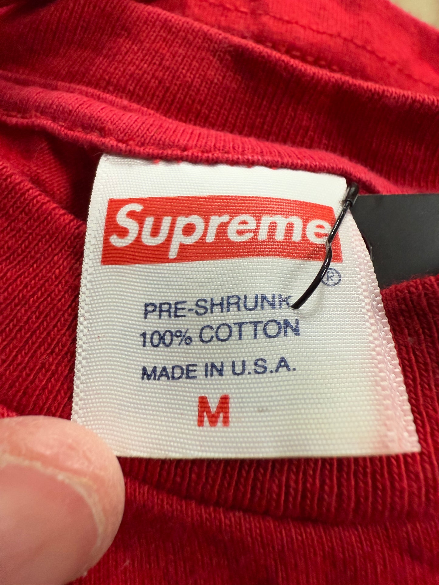 Supreme Hell Tee Red Used Medium