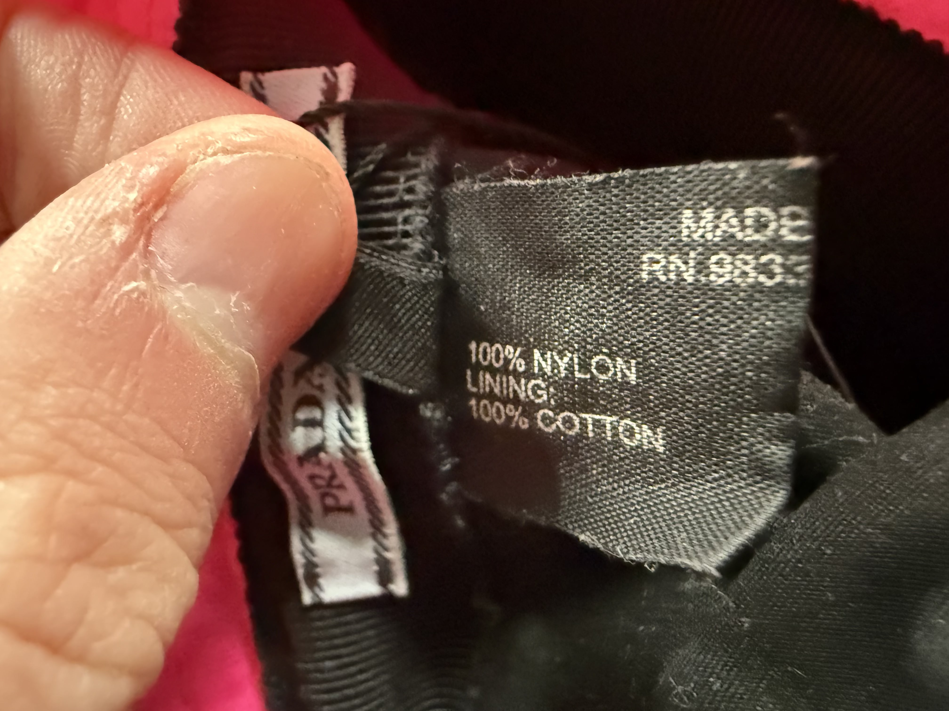 Prada Nylon Pink Bucket Hat
