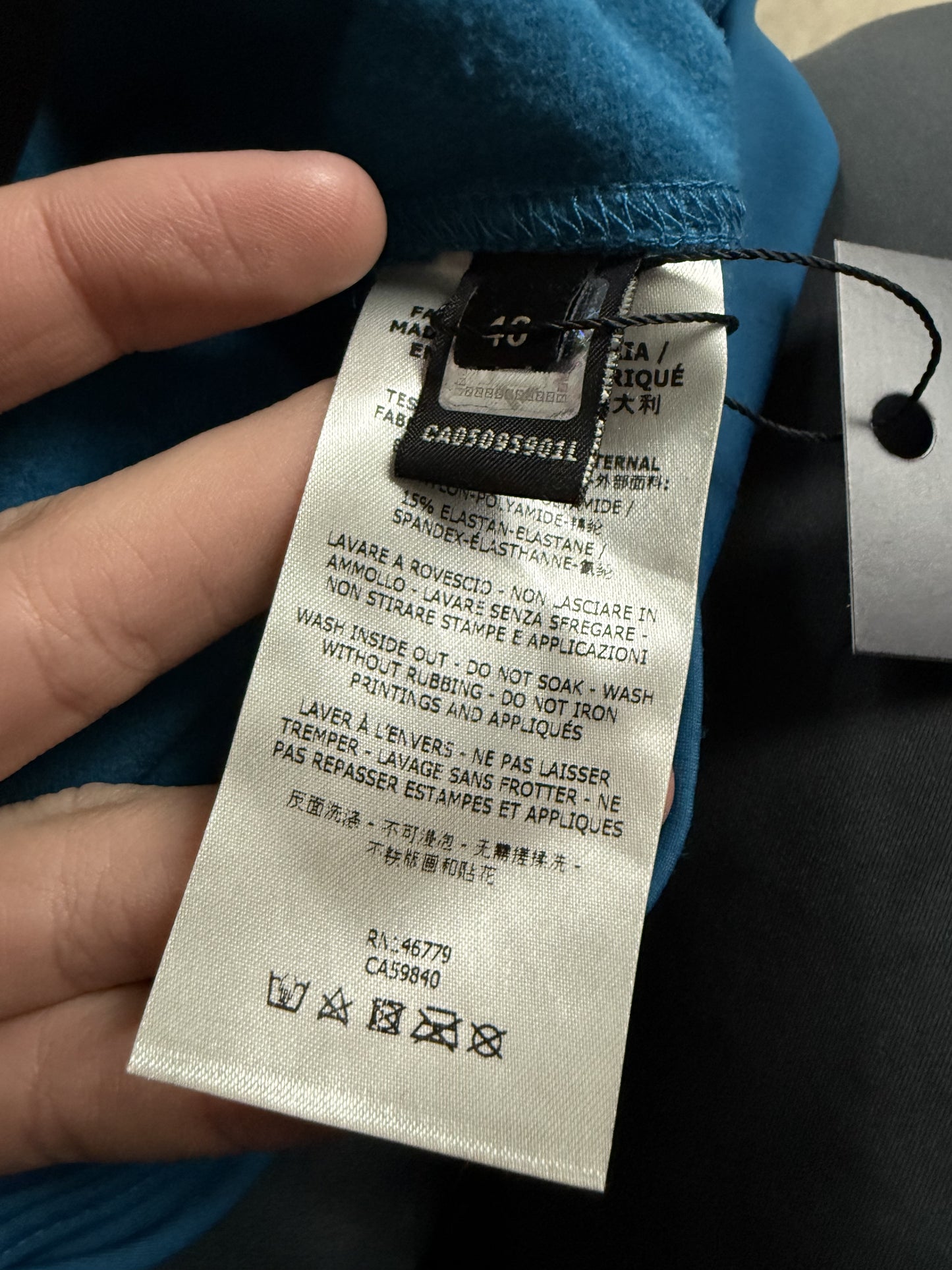 Fendi Track Jacket Blue Monster Used 48 (Small)