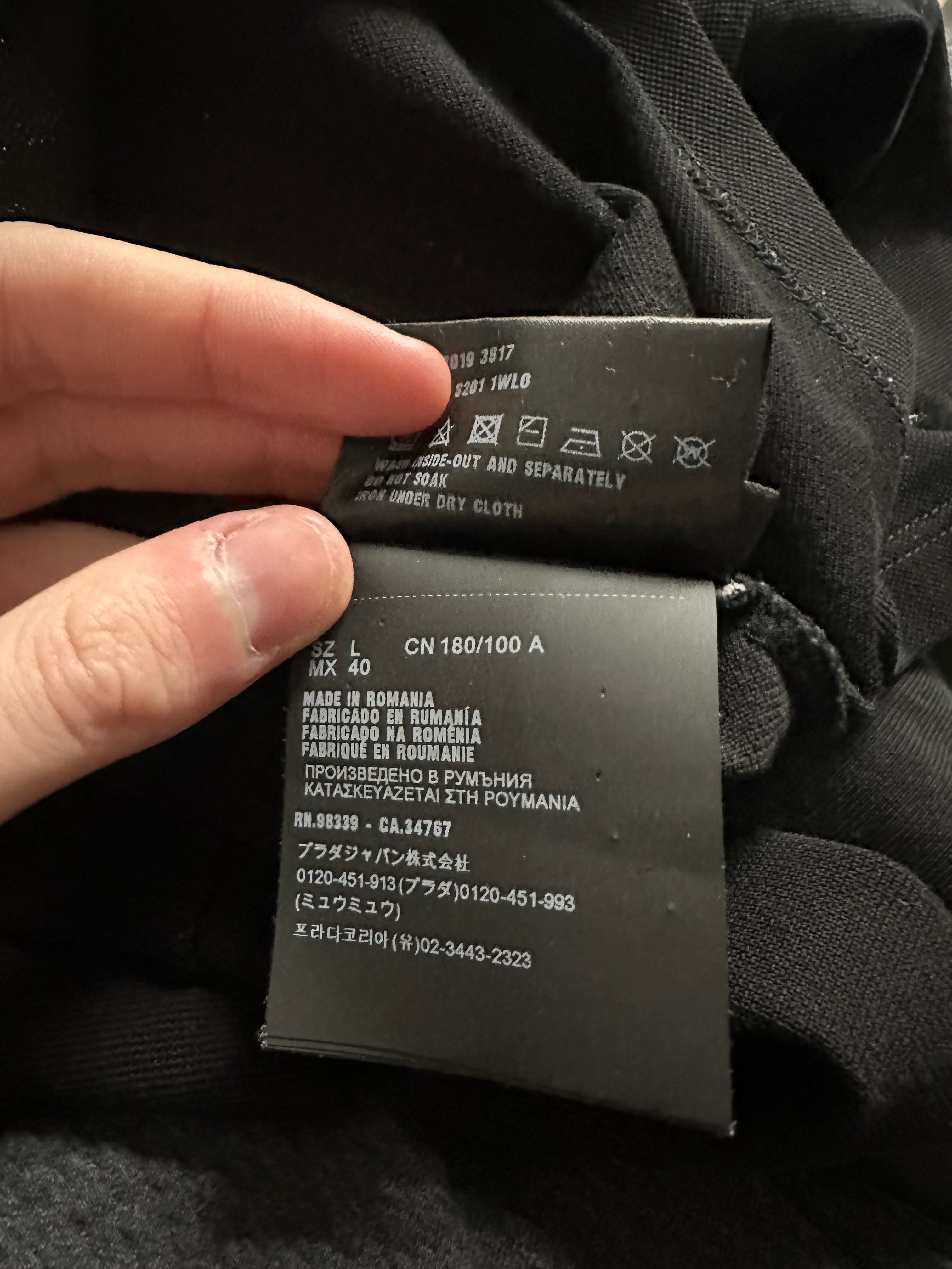 Prada Weight Tee Used Large