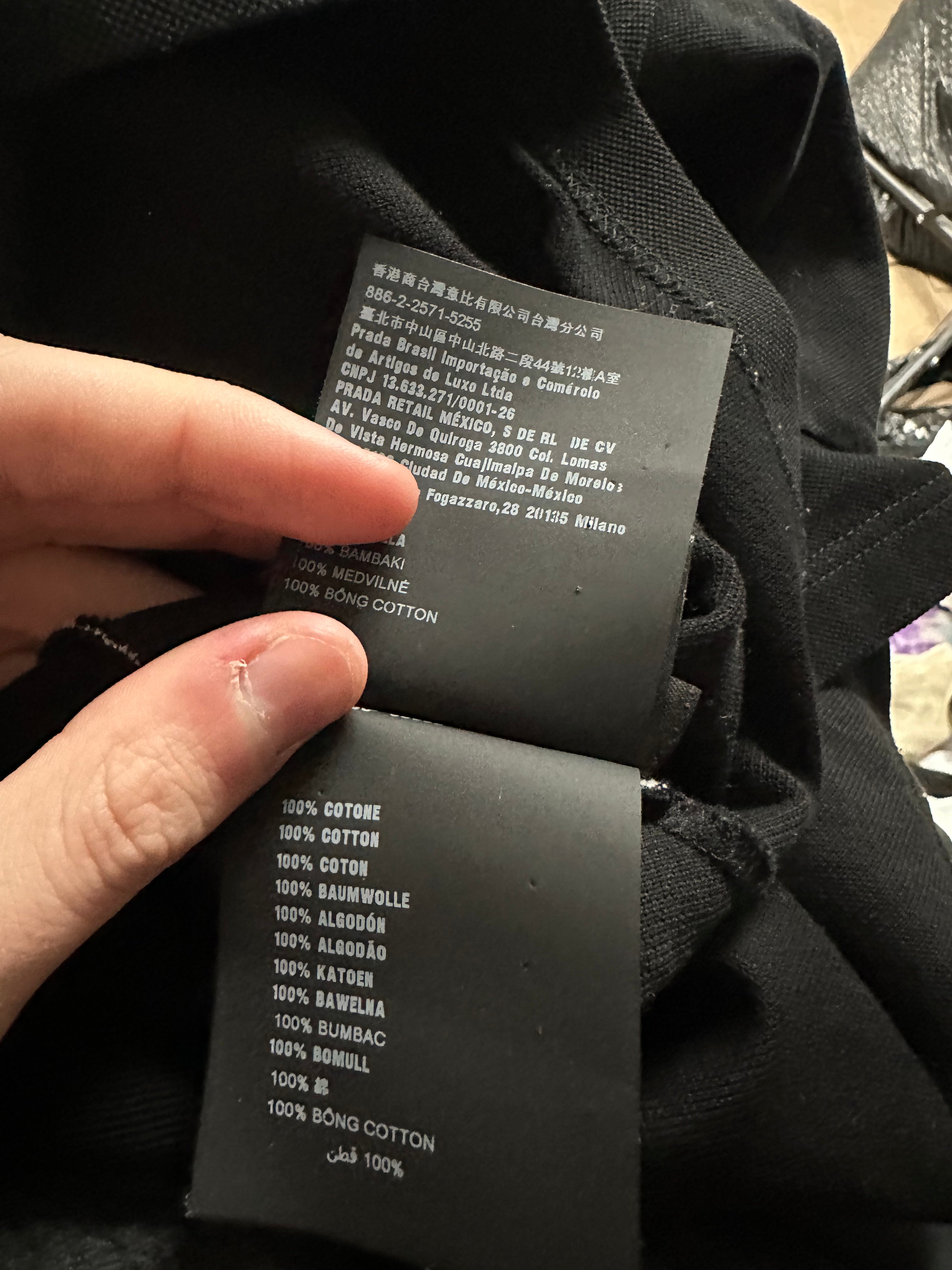 Prada Weight Tee Used Large