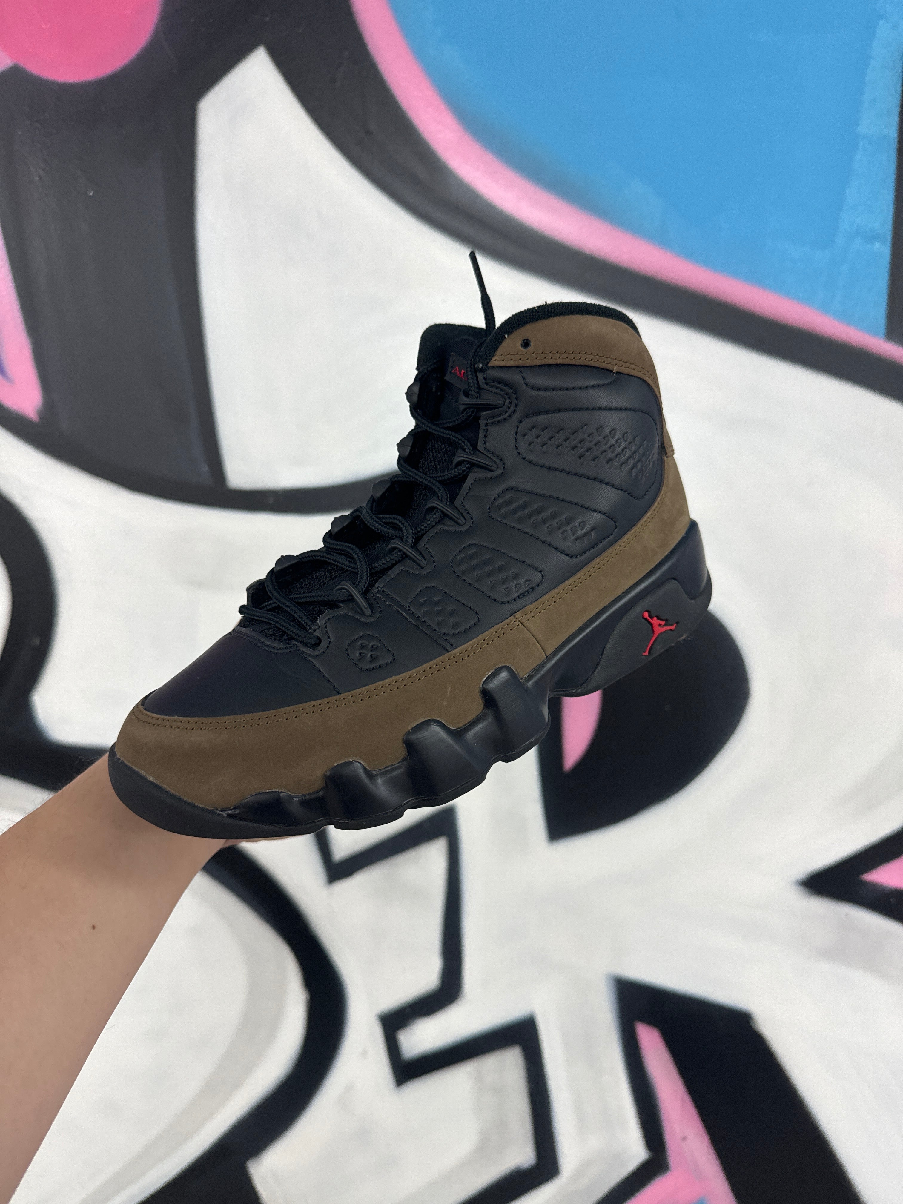 Jordan 9 Olive Used With Box