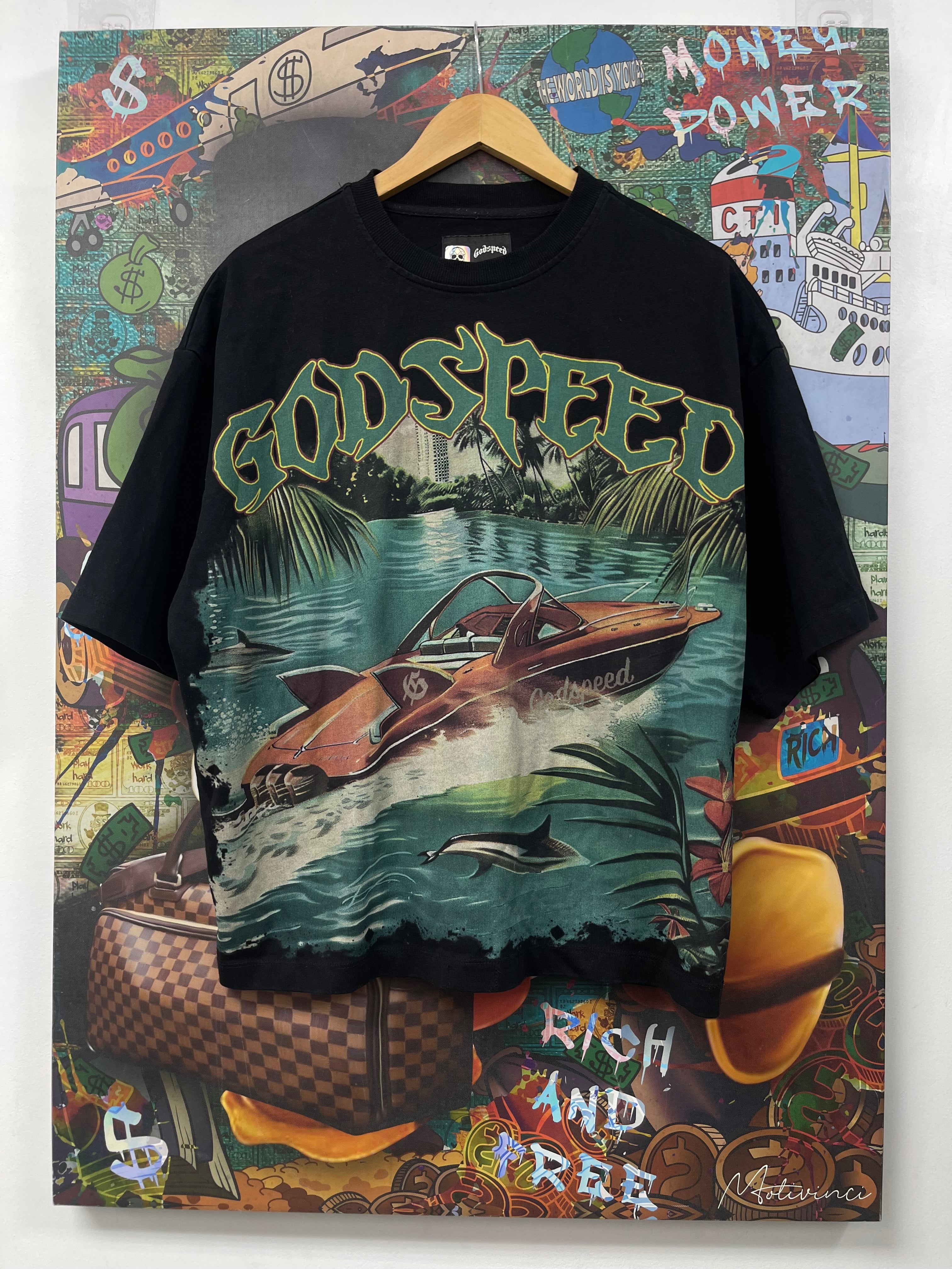 Godspeed Miami Motor Boat Tee