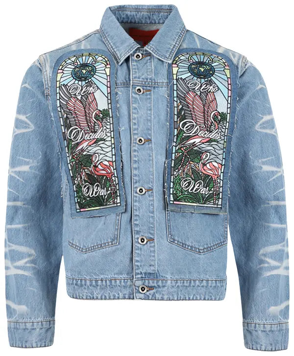 WDW Flamingo Denim Jacket