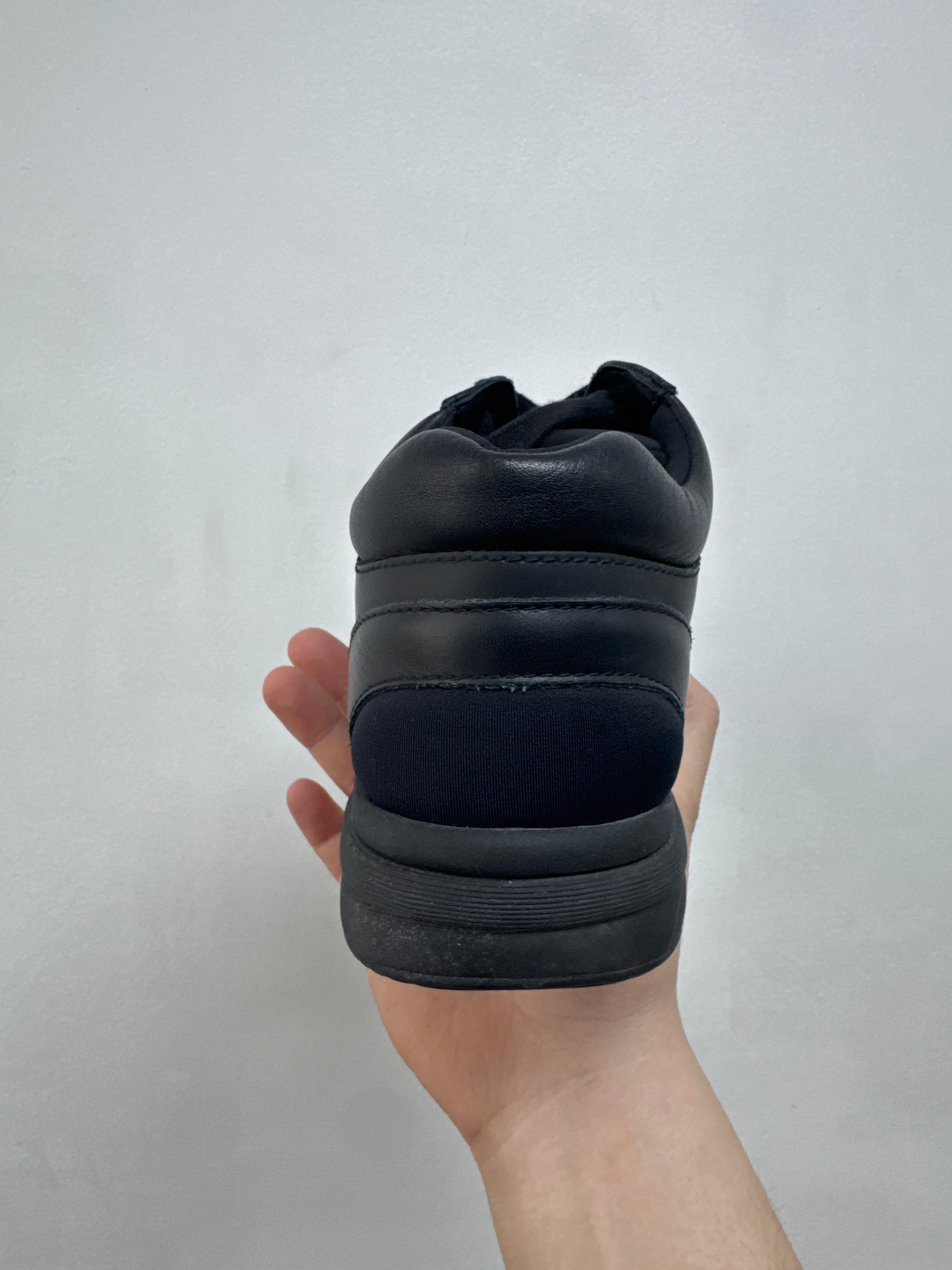 Chanel Black Uniform Sneakers