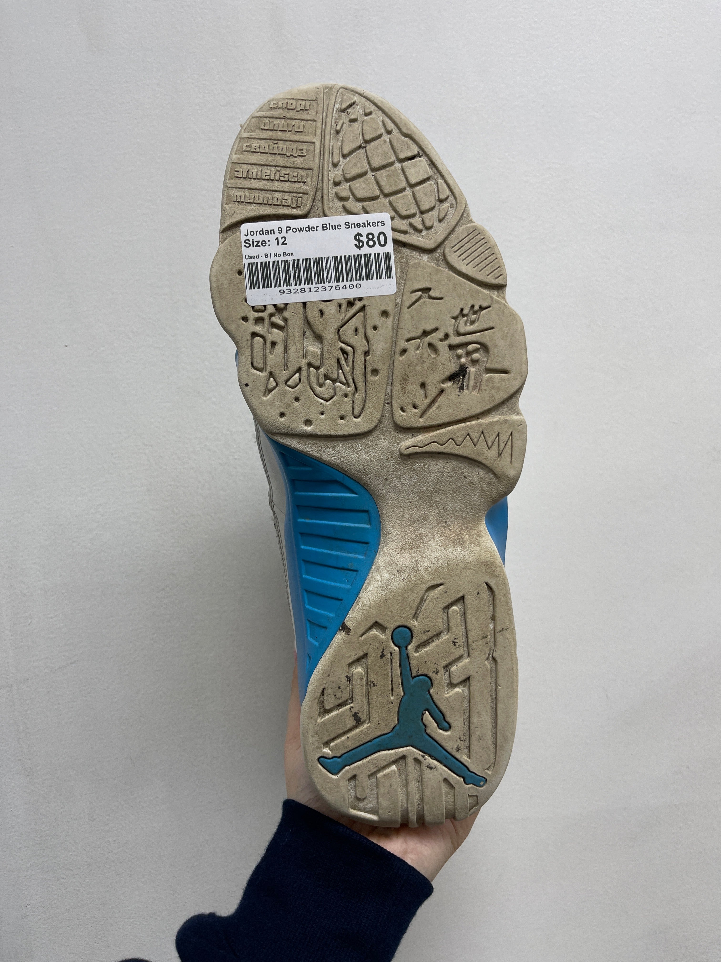 Jordan 9 Powder Blue Sneakers