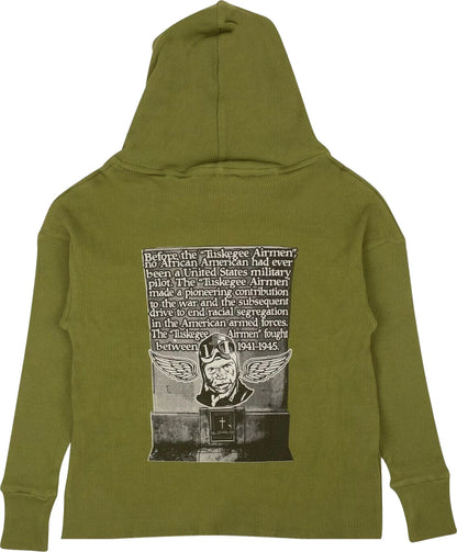WDW x Barriers Thermal Hoodie Olive