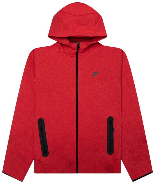 Nike Tech Red Zip Up Hoodie