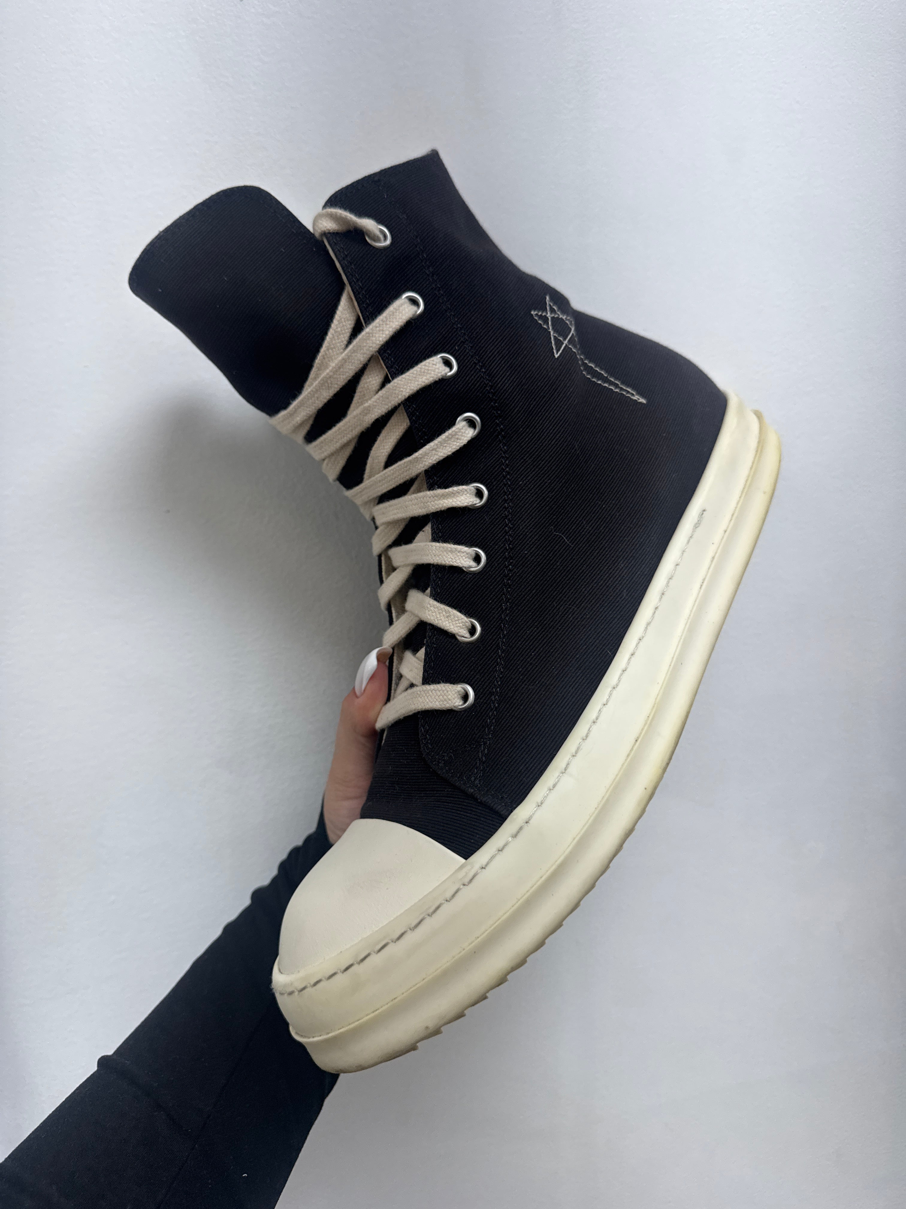 Rick Owens Black Penta Hi DRKSHDW Sneakers