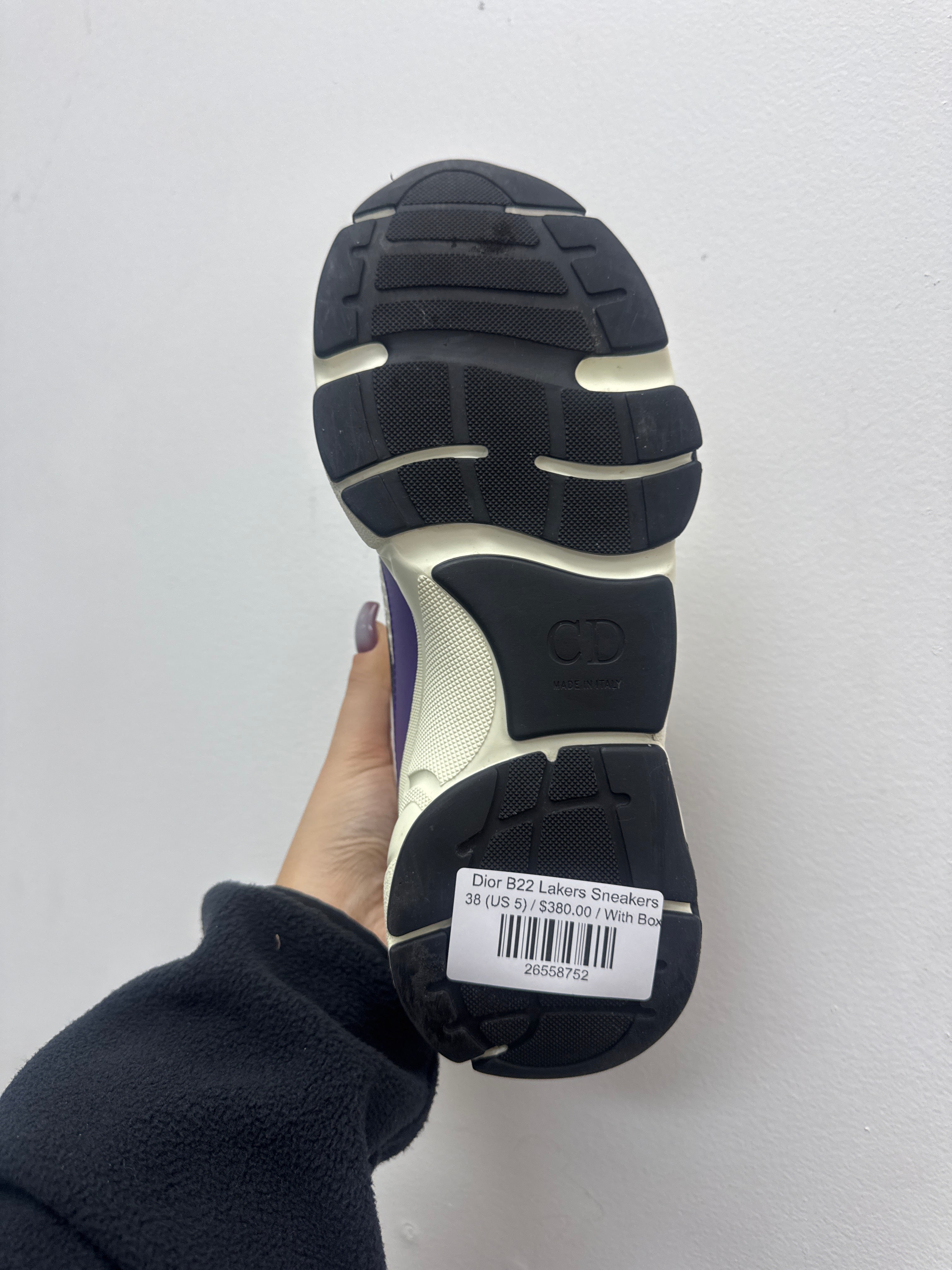 Dior B22 Lakers Sneakers